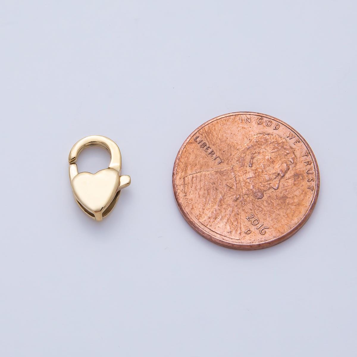 Stainless Steel 12mm Heart Lobster Claw Clasps Closure Finding DIY Jewelry Supply for Custom Necklace & Bracelet Making | Z1620