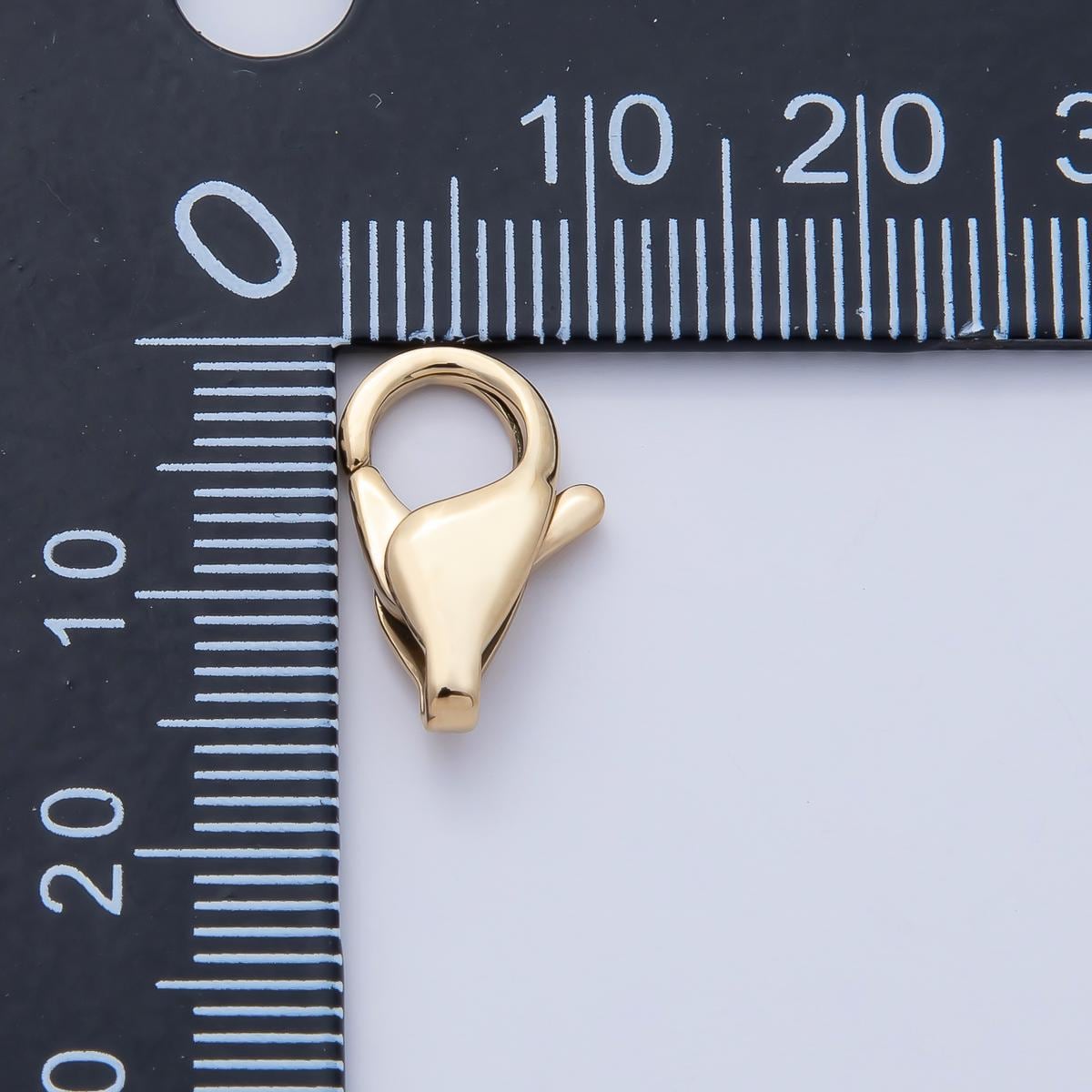 Stainless Steel 15.5mm Minimalist Rectangular Lobster Claw Closure Finding DIY Jewelry Supply for Custom Necklace and Bracelet | Z1623