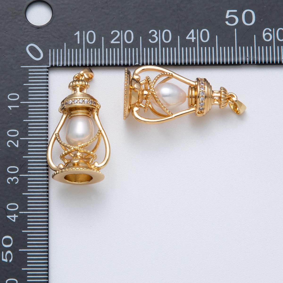 18k gold filled camping Lantern charm small charm for travel, girl scout jewelry inspired Charms-00064