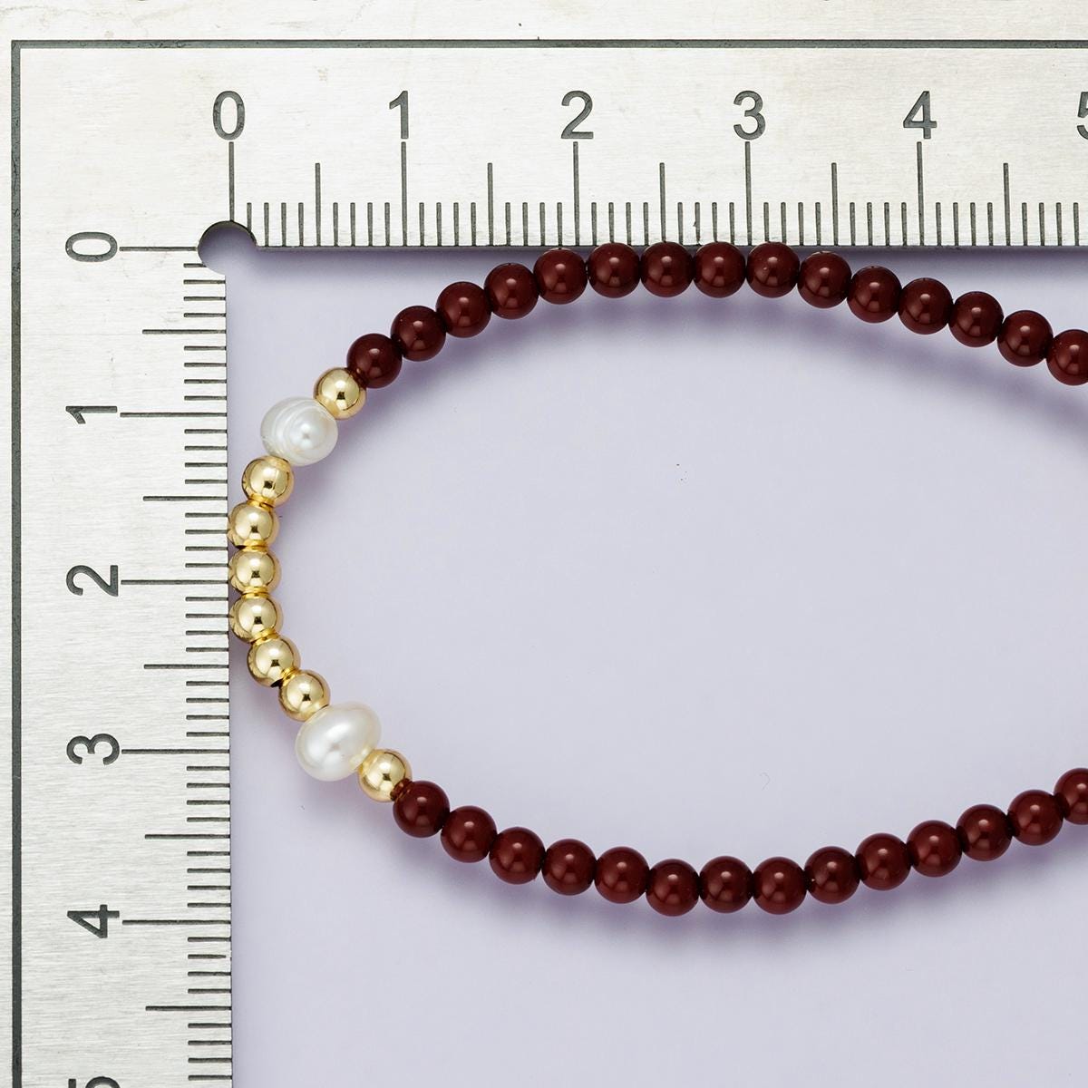 24K Gold Filled Shell Pearl Bead Carnelian Gemstone Handcrafted Red Beaded Necklace for Summer Jewelry Handmade Gift 18 inch | WA-04209