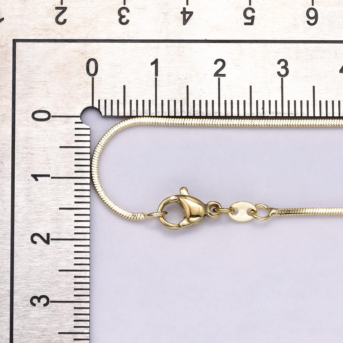 14k Gold Filled thin mini round snake herringbone chain necklaces 1mm waterproof gold jewelry minimalist layered necklace 20 inch WA-4286