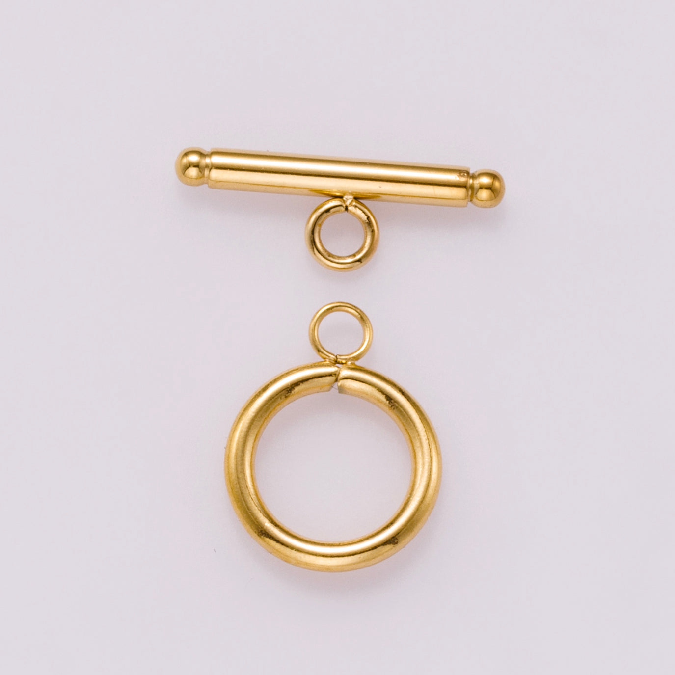 1 set stainless steel gold toggle clasp for bracelet necklace jewelry making supply p-933