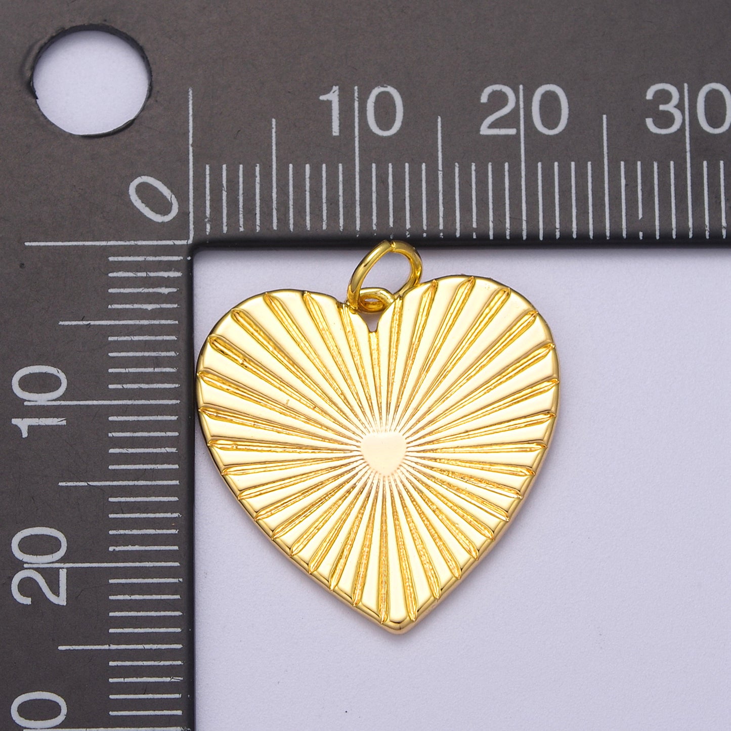 Gold filled heart charm necklace clear cz sunburst gold pendant, dainty heart love valentine gift necklace supply n-271