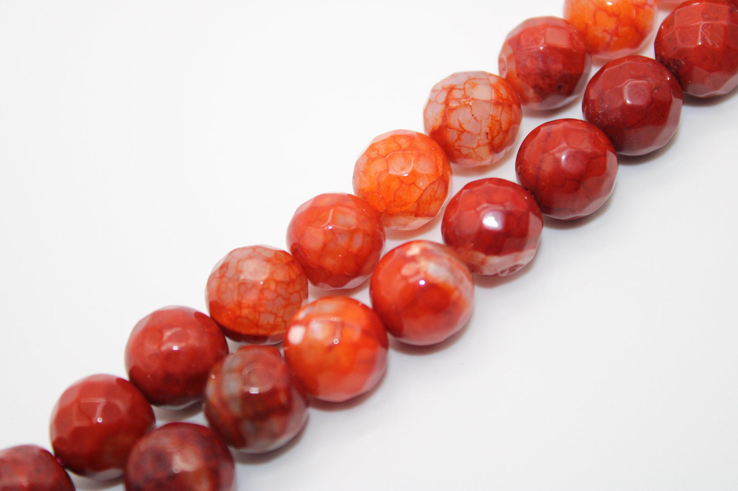 Genuine Natural Red Jasper Loose Beads Faceted Round shape 12mm, Great Quality, Supplies for DIY