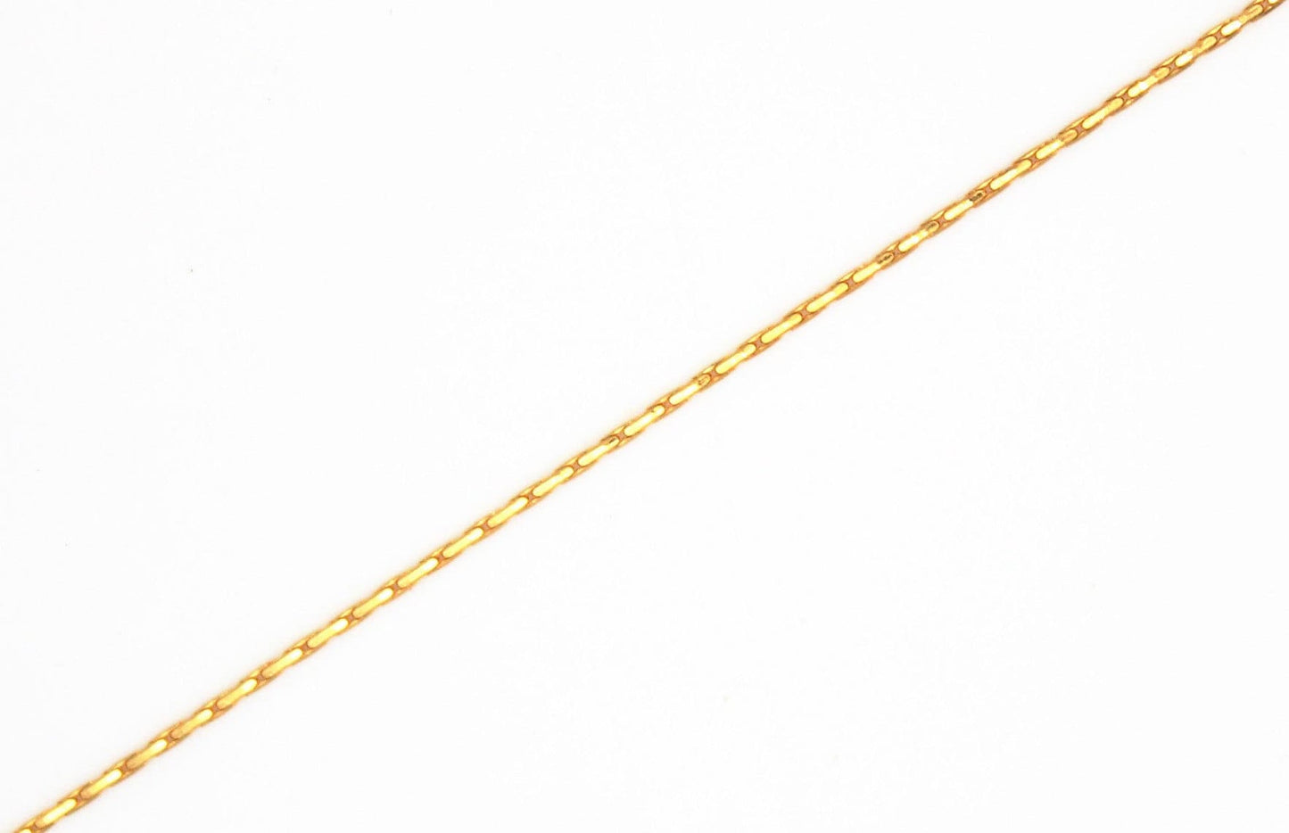 Dainty 1mm Snake Chain Necklace, Gold Plated 18k Snake Chain, 50cm Length Necklace, Great Quality, Jewelry Supplies, 192