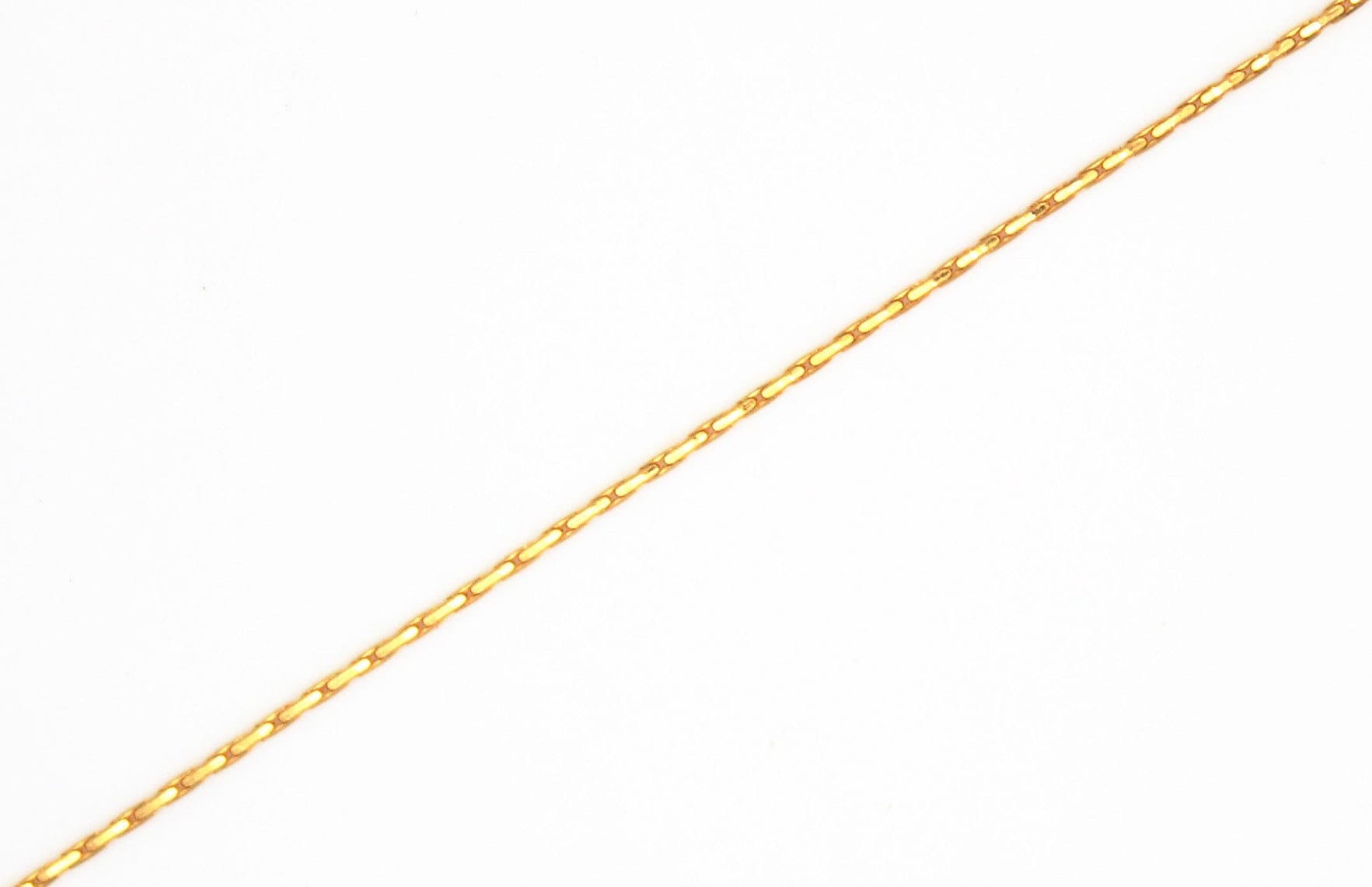 Dainty 1mm Snake Chain Necklace, Gold Plated 18k Snake Chain, 50cm Length Necklace, Great Quality, Jewelry Supplies, 192