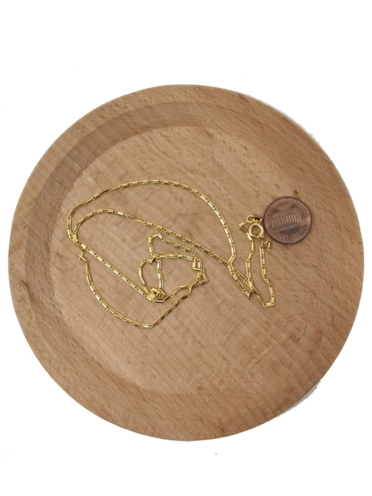 1pc 23.5'' Ready to Use Gold Filled Unique Necklace Chain, Layering Unique Chain Dainty Necklace, Perfect for Pendant Charm Necklace, CH-410