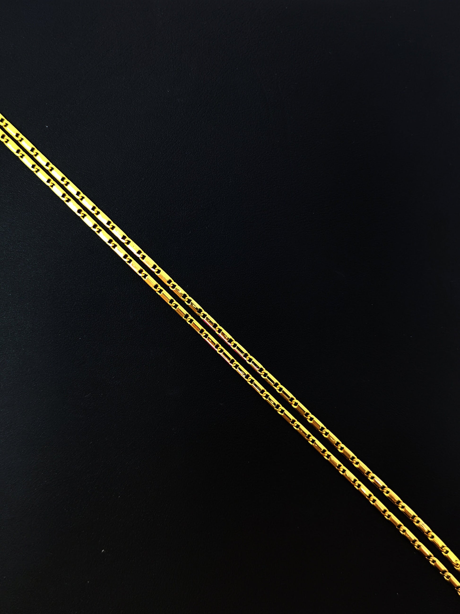 1pc 23.5'' Ready to Use Gold Filled Unique Necklace Chain, Layering Unique Chain Dainty Necklace, Perfect for Pendant Charm Necklace, CH-410