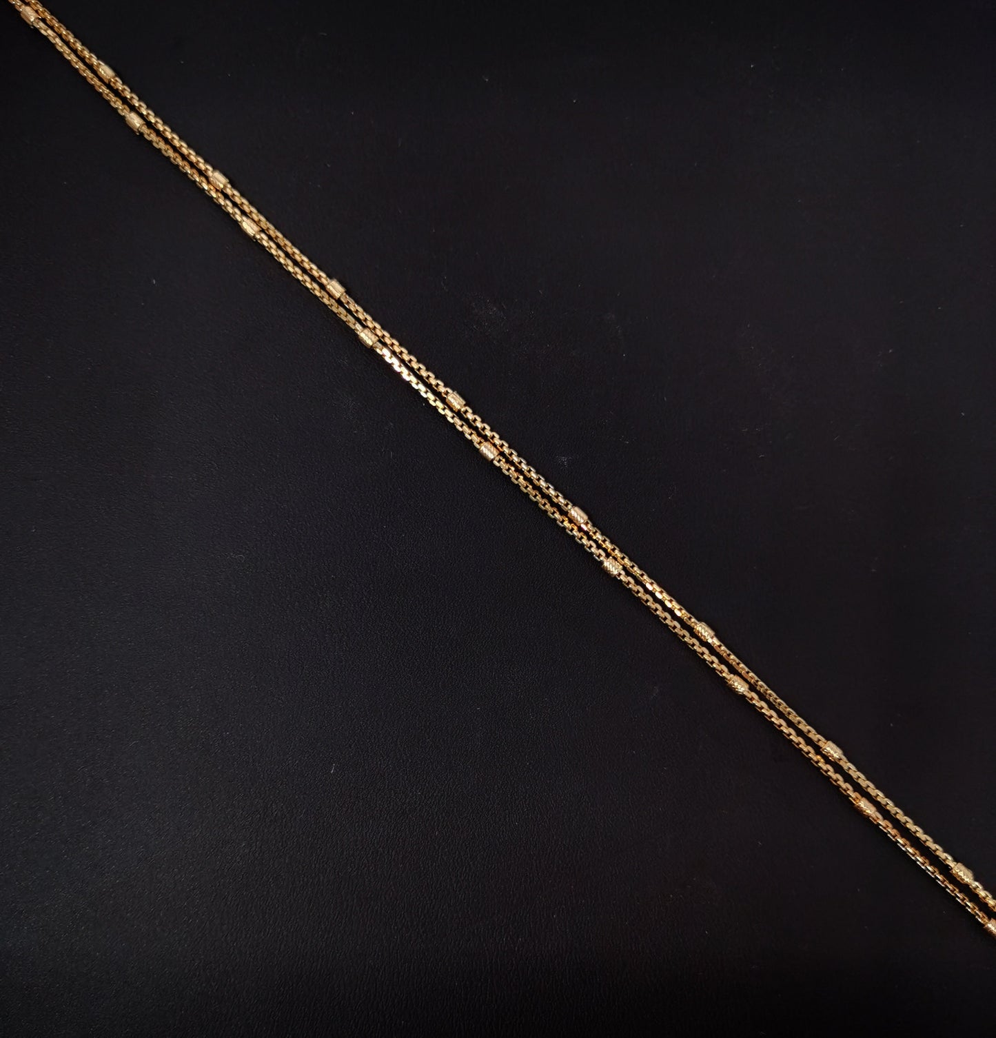 1pc 17.7'' ready to wear 18k Gold Filled Square Box Chain Necklace, Layering necklace Chain For Jewelry Making with Pendant Charm, 426