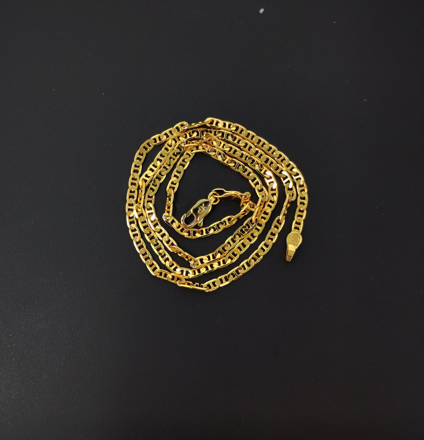 1pc 17.5'' Ready to Use 24K Gold Filled Unique Necklace Chain, Layering Unique Chain Dainty Necklace, Perfect for Pendant Necklace, CH-446