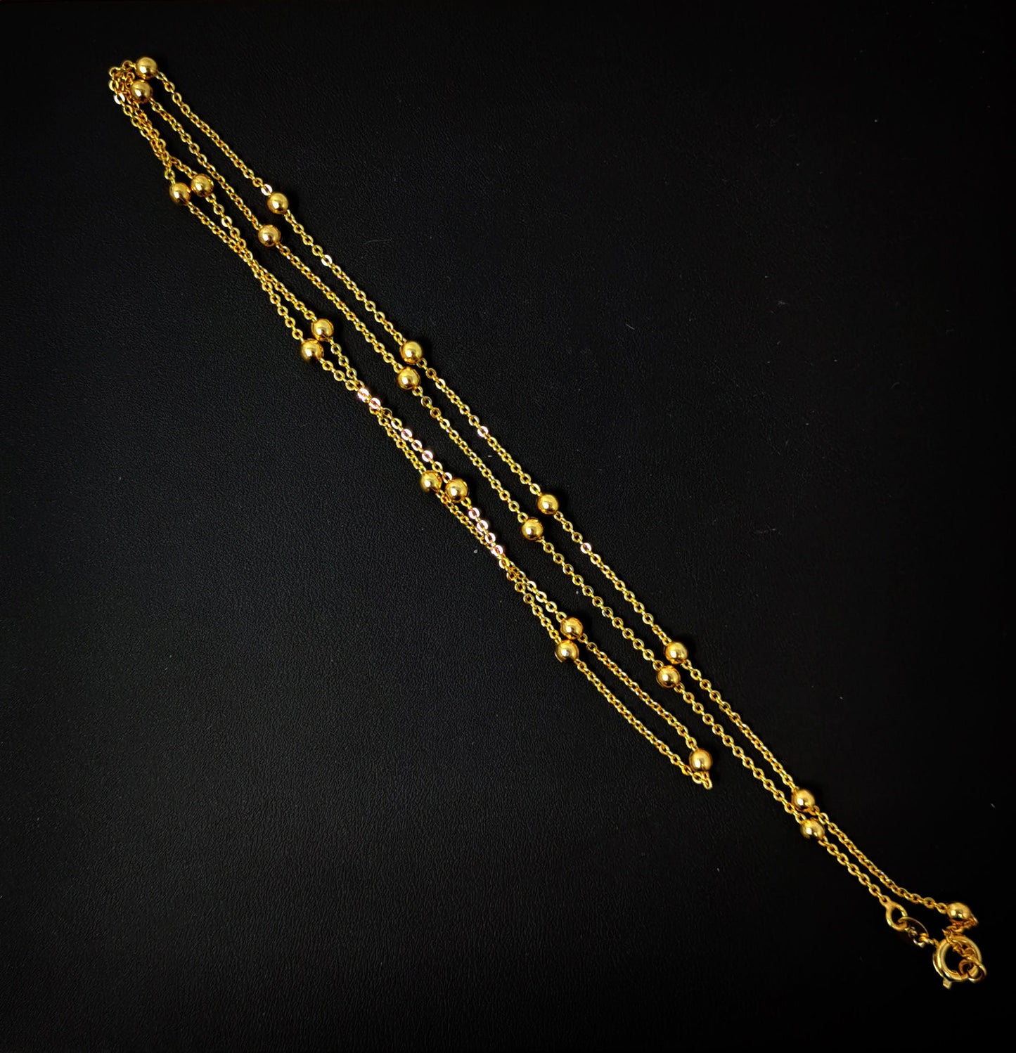 1pc 23.5 inches Gold Ball Satellite Necklace Chain,Satellite Gold Satellite Choker Chain,Spring Ring Clasp for DIY chain 393