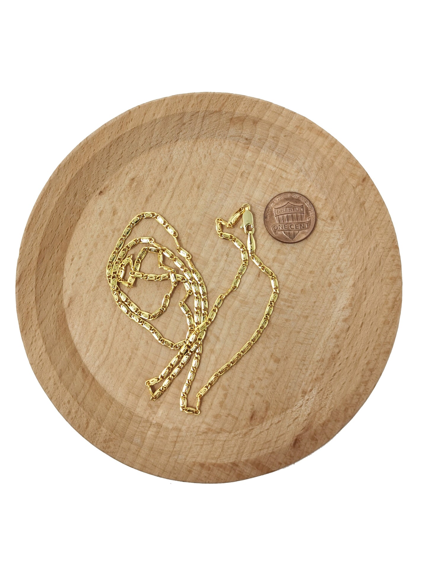 1pc 23.5'' Ready to Use Gold Filled Unique Necklace Chain, Layering Unique Chain Dainty Necklace, Perfect for Pendant Charm Necklace,CH- 424