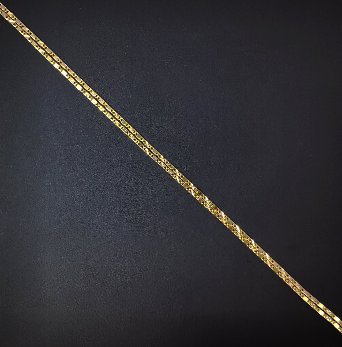 1pc 17.7'' Ready to Use Gold Filled Unique Necklace Chain, Layering Unique Chain Dainty Necklace, Perfect for Pendant Charm Necklace, CH-437