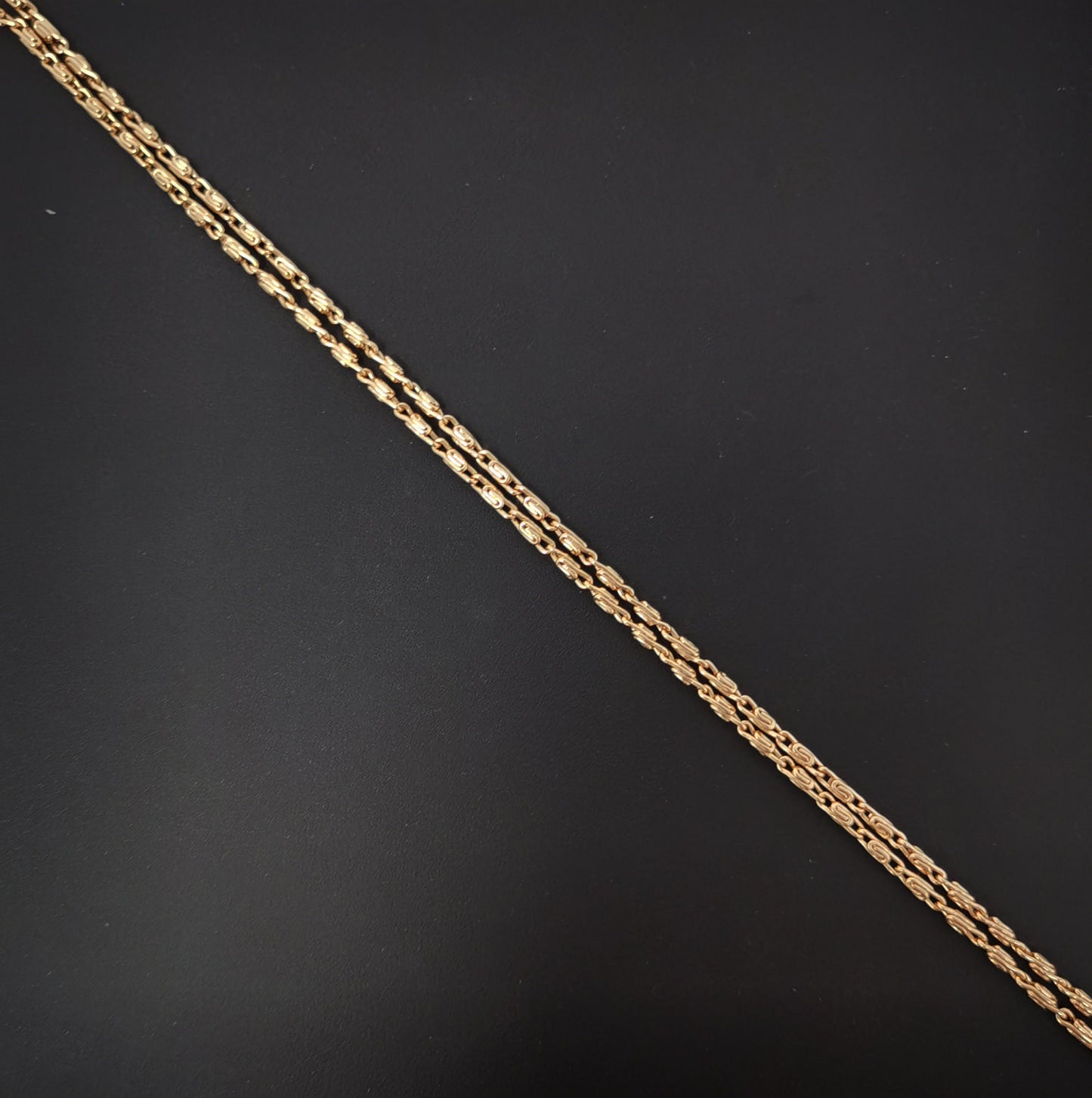 1pc 17.7'' Ready to Use 18K Gold Unique Necklace Chain, Layering Unique Chain Dainty Necklace, Perfect for Pendant Charm Necklace,441