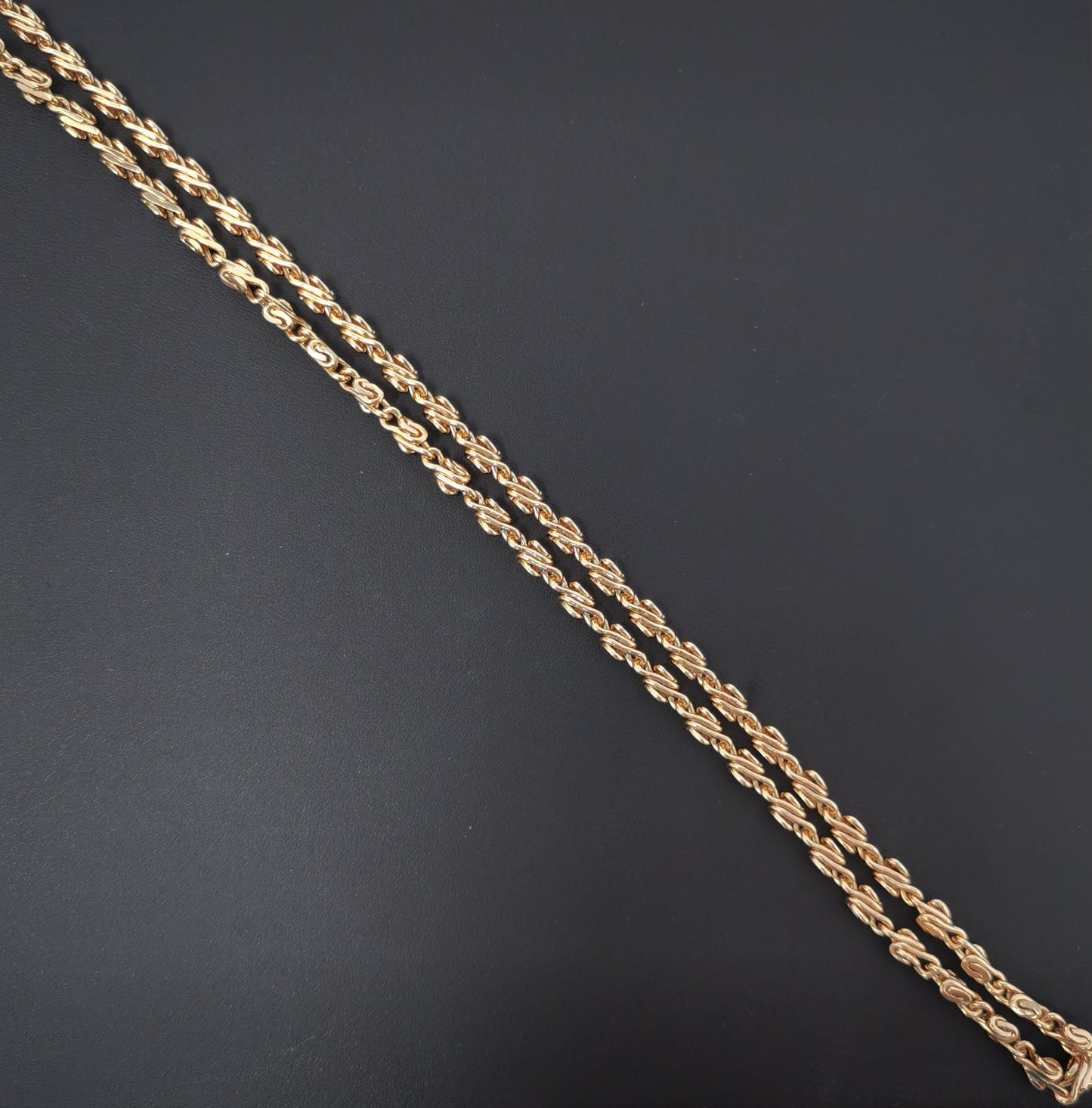 1pc 21.6'' Ready to Use 18K Gold Filled Unique Necklace Chain, Layering Unique Chain Dainty Necklace, Perfect for Pendant Charm Necklace,485