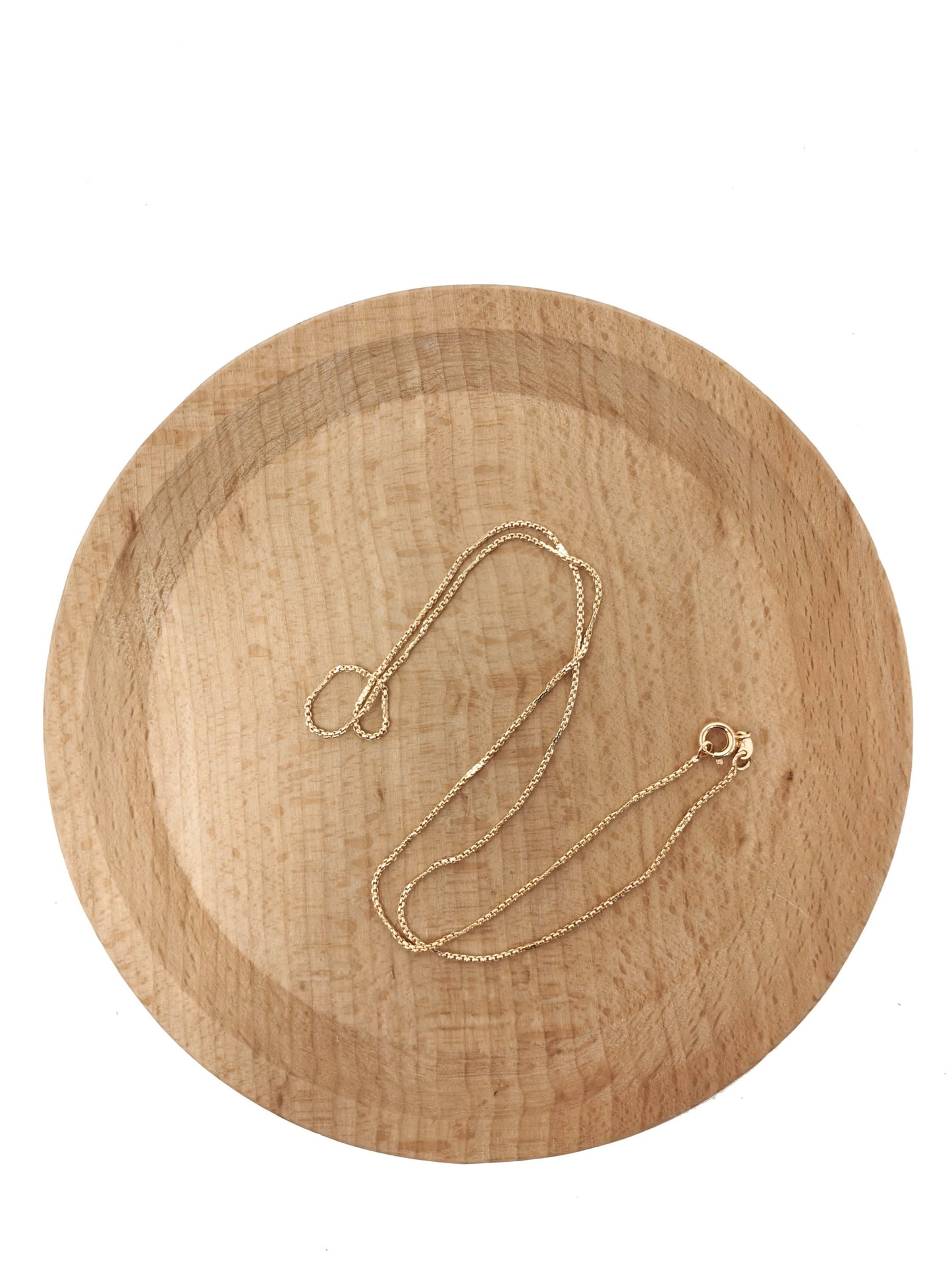 1pc 17.7'' Ready to Use 18K Gold Filled Thin Rolo Necklace Chain,Layering Rolo Chain Dainty Necklace, For Pendant Charm Necklace Making, 573