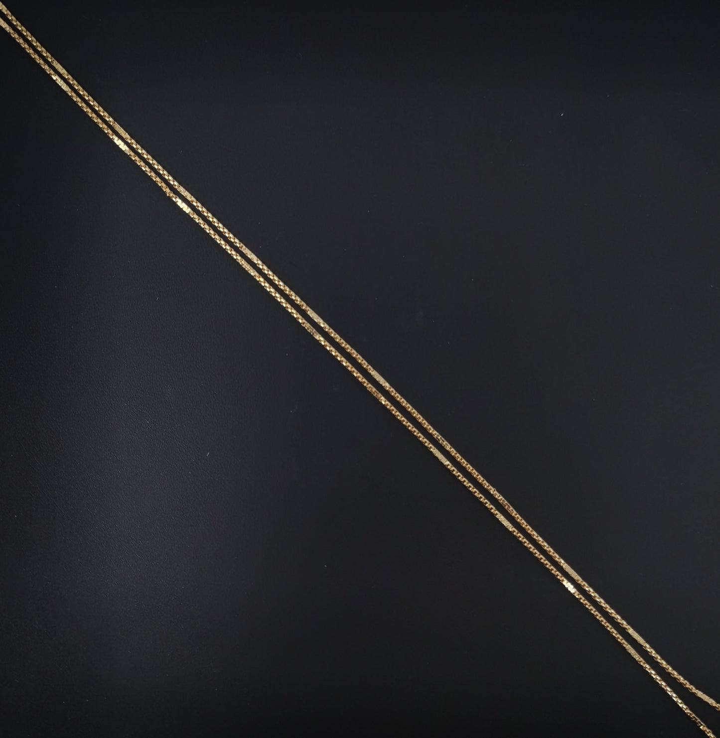 1pc 17.7'' Ready to Use 18K Gold Filled Thin Rolo Necklace Chain,Layering Rolo Chain Dainty Necklace, For Pendant Charm Necklace Making, 573