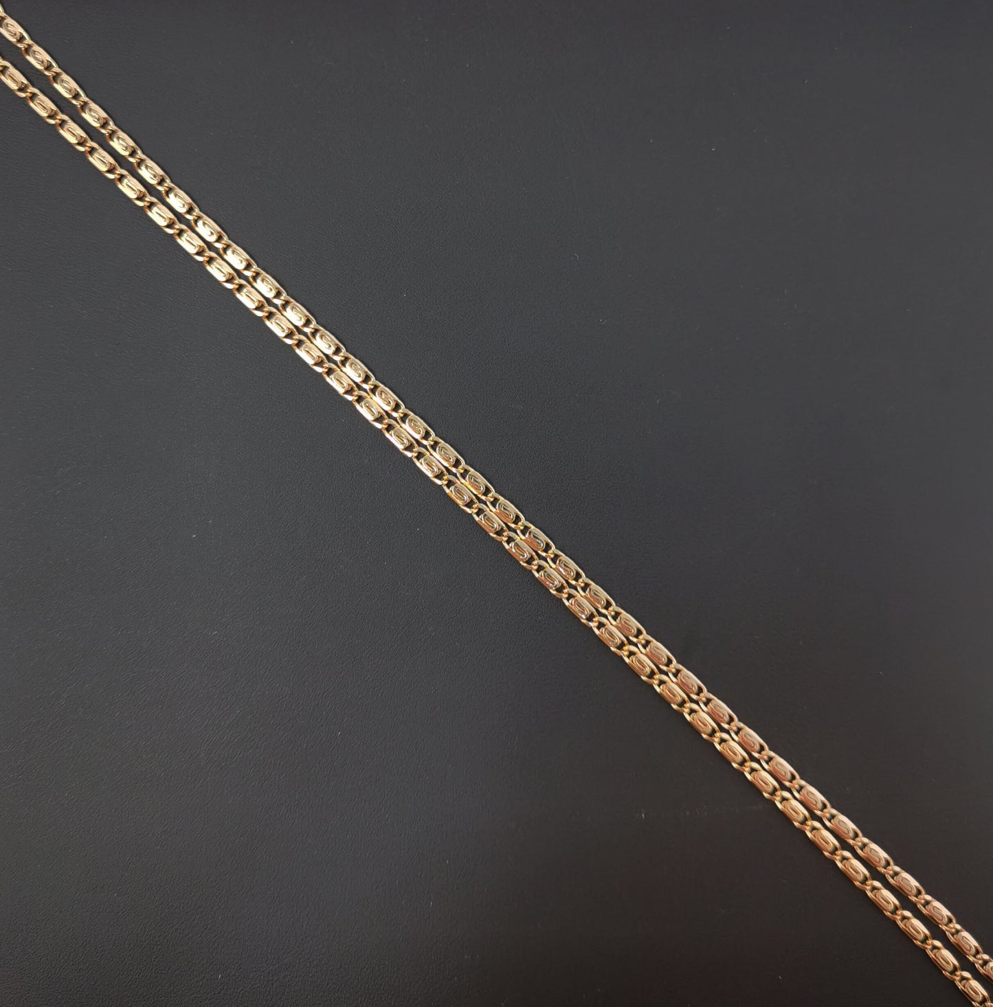 1pc 21.6'' Ready to Use Gold Unique Necklace Chain, Layering Unique Chain Dainty Necklace, Perfect for Pendant Charm Necklace, 491