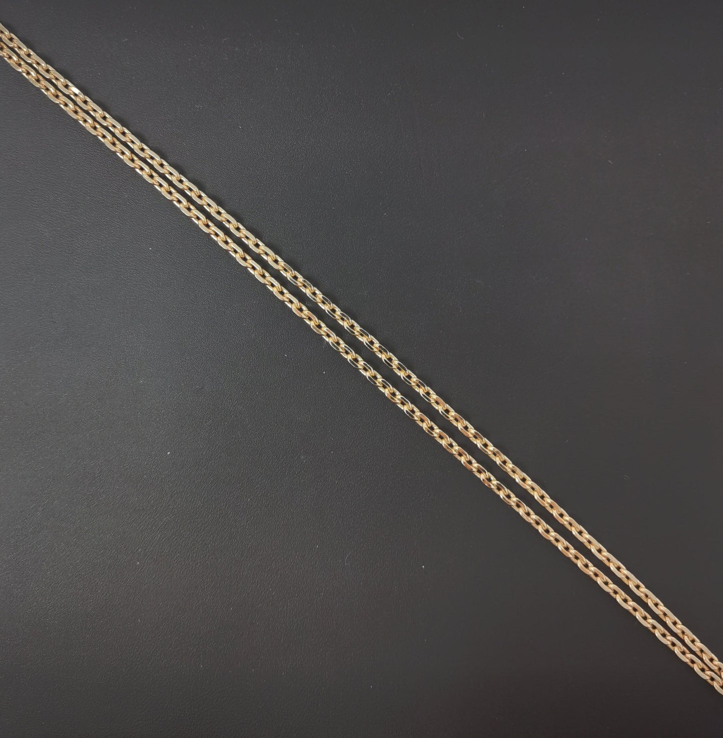 1pc 20.5'' Ready to Use 18K Gold Filled Thin Rolo Necklace Chain, Layering Rolo Chain Dainty Necklace, Pendant Charm Necklace Making, CH-521