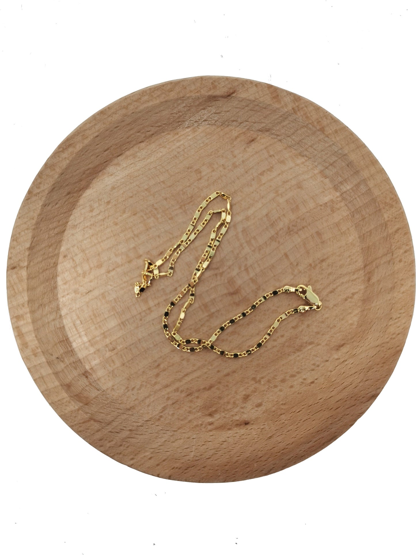 1pc 13.7'' Ready to Use 24k Gold Filled Unique Necklace Chain, Layering Unique Chain Dainty Necklace, Perfect for Pendant Charm Necklace,507