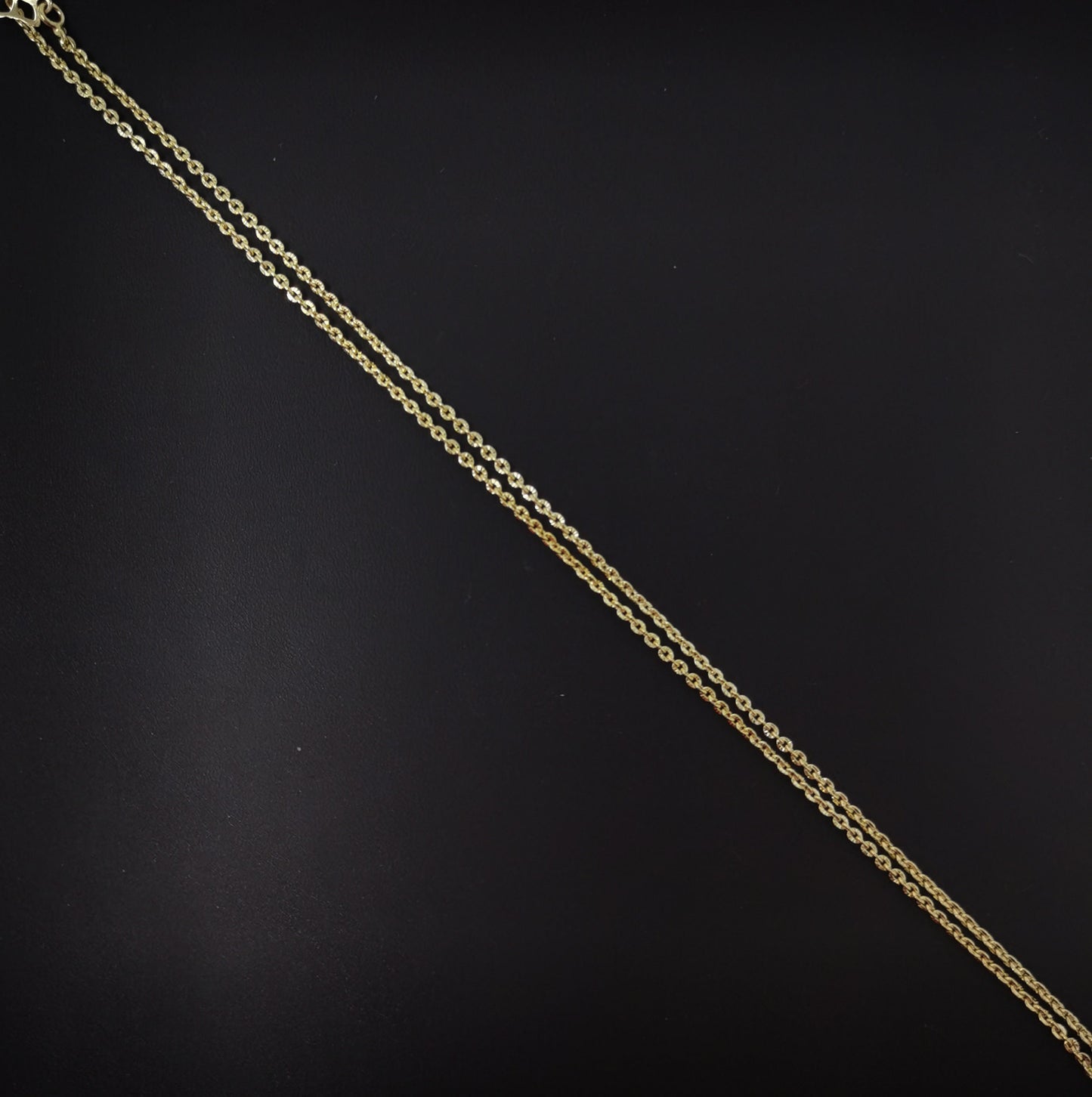 1pc 15.7'' Ready to Use 14K Gold Filled Thin Rolo Necklace Chain, Layering Rolo Chain Dainty Necklace, For Pendant Charm Necklace Making-542