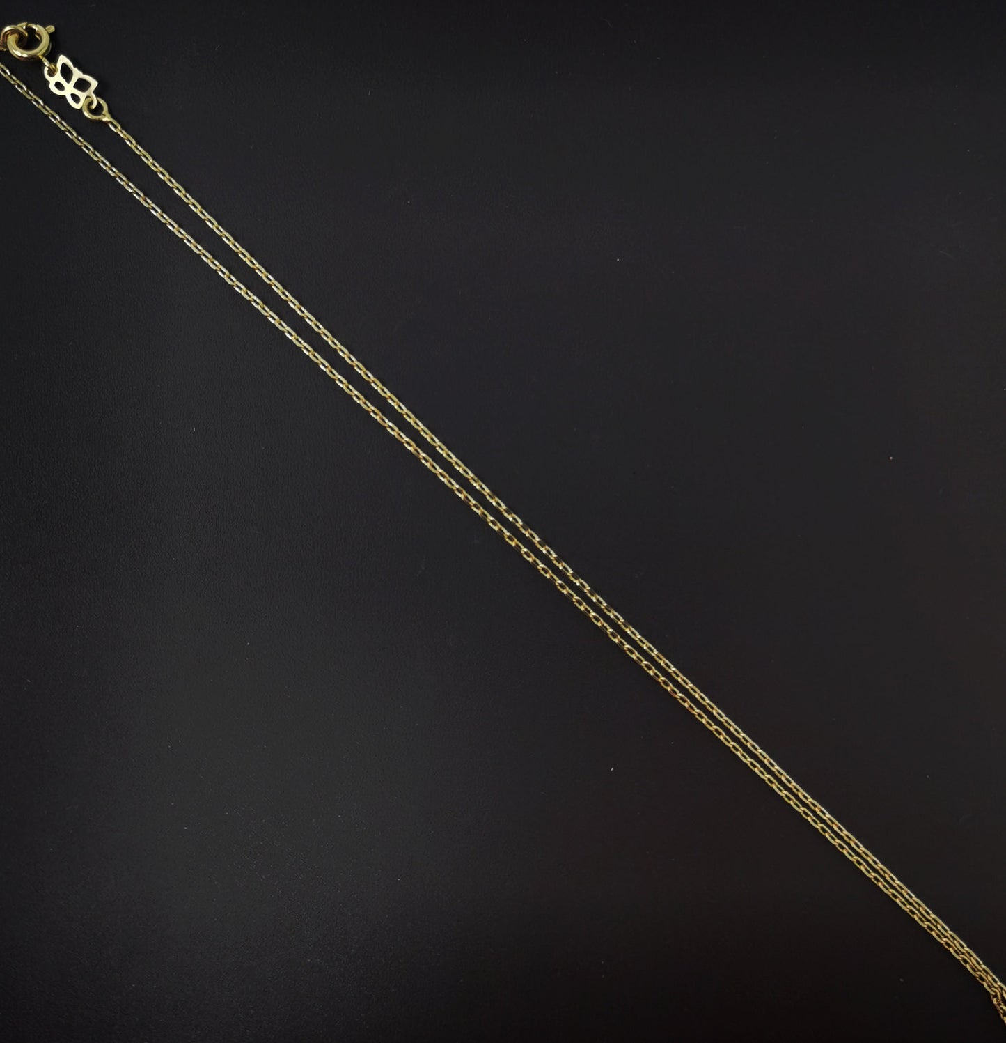 1pc 15.7'' Ready to Use 14K Gold Filled Thin Rolo Necklace Chain, Layering Rolo Chain Dainty Necklace, For Pendant Charm Necklace Making