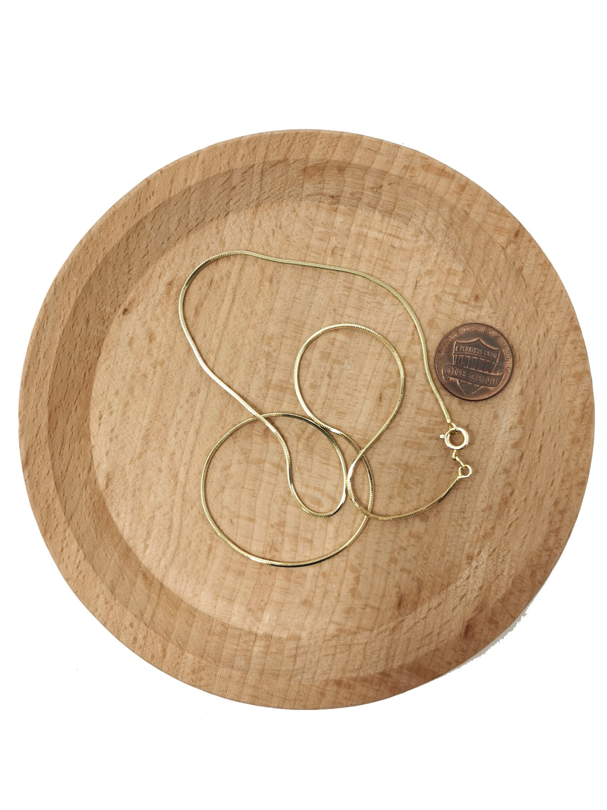 1pc 19.6' Ready to Use Gold Cocoon Necklace Chain, Layer Snake Chain Dainty Necklace, For Pendant Charm Necklace Making,CN- 305