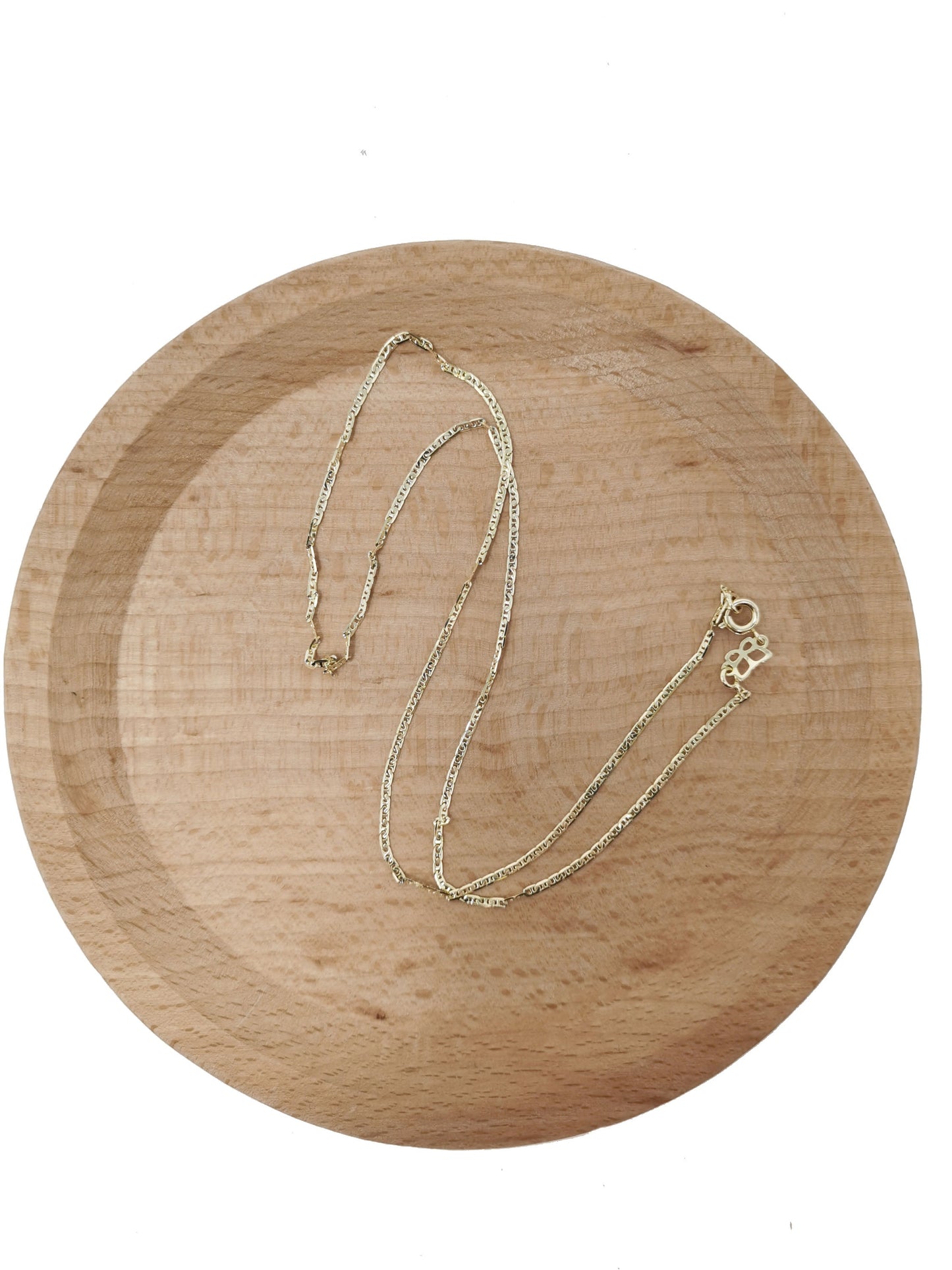 1pc 17.7'' Ready to Use 14K Gold Anchor Necklace Chain, Layering Anchor Chain Dainty Necklace, For Pendant Charm Necklace Making, 565