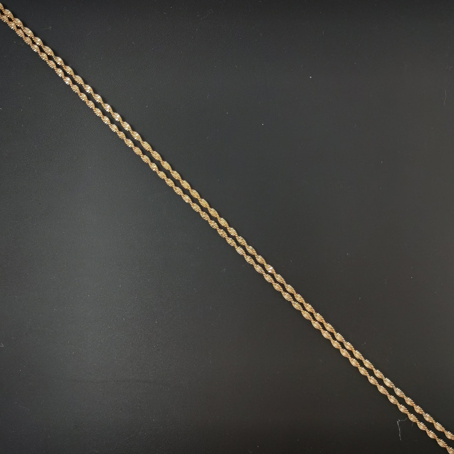 1pc 21'' Ready to Use Gold Singapore Necklace Chain, Layer Singapore Chain Dainty Necklace, For Pendant Charm Necklace Making,40