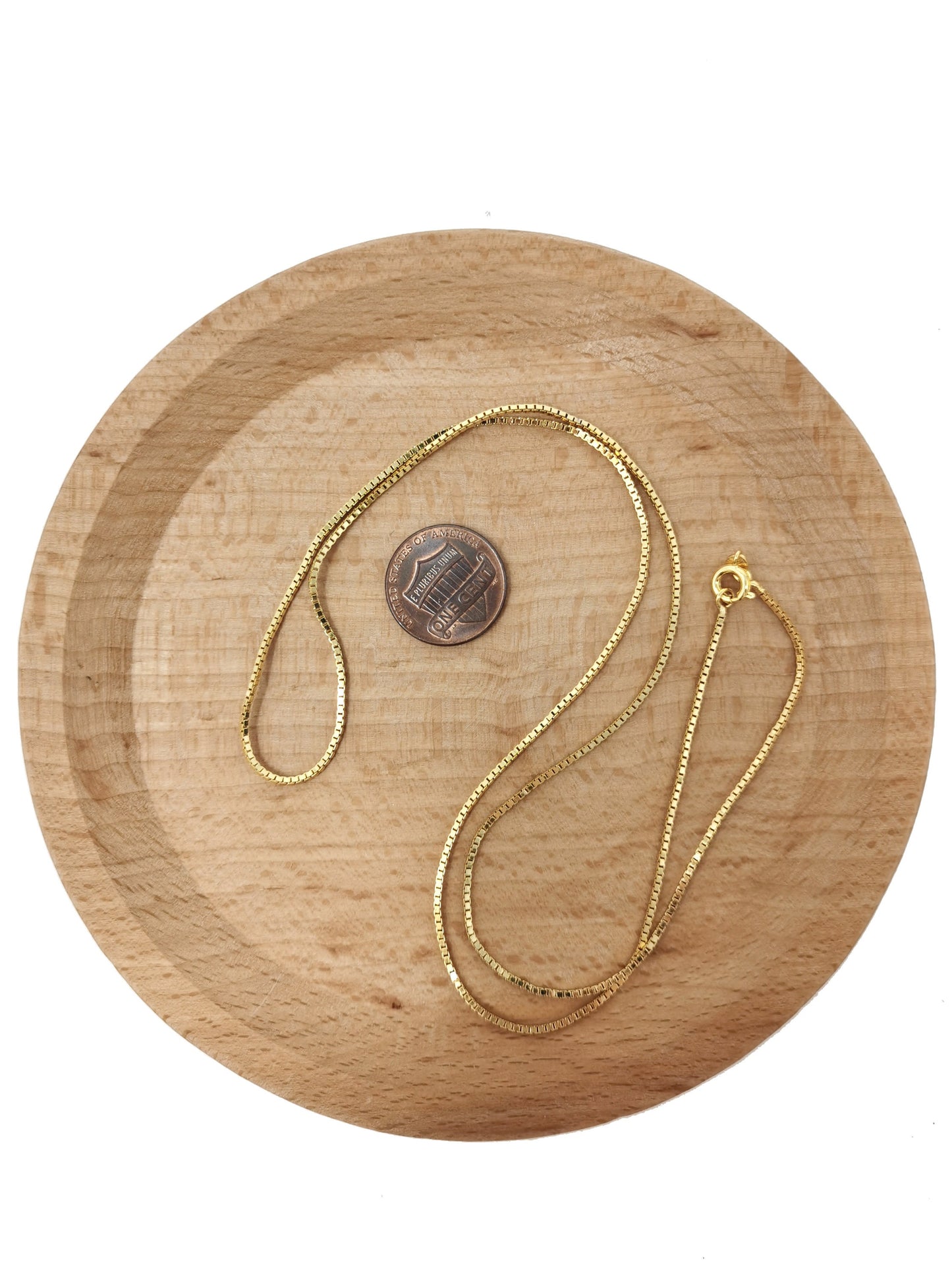 1pc 15.7'' ready to wear Gold Square Box Chain Necklace, Layering Dainty Box Chain For Jewelry Making with Pendant Supply WA-275