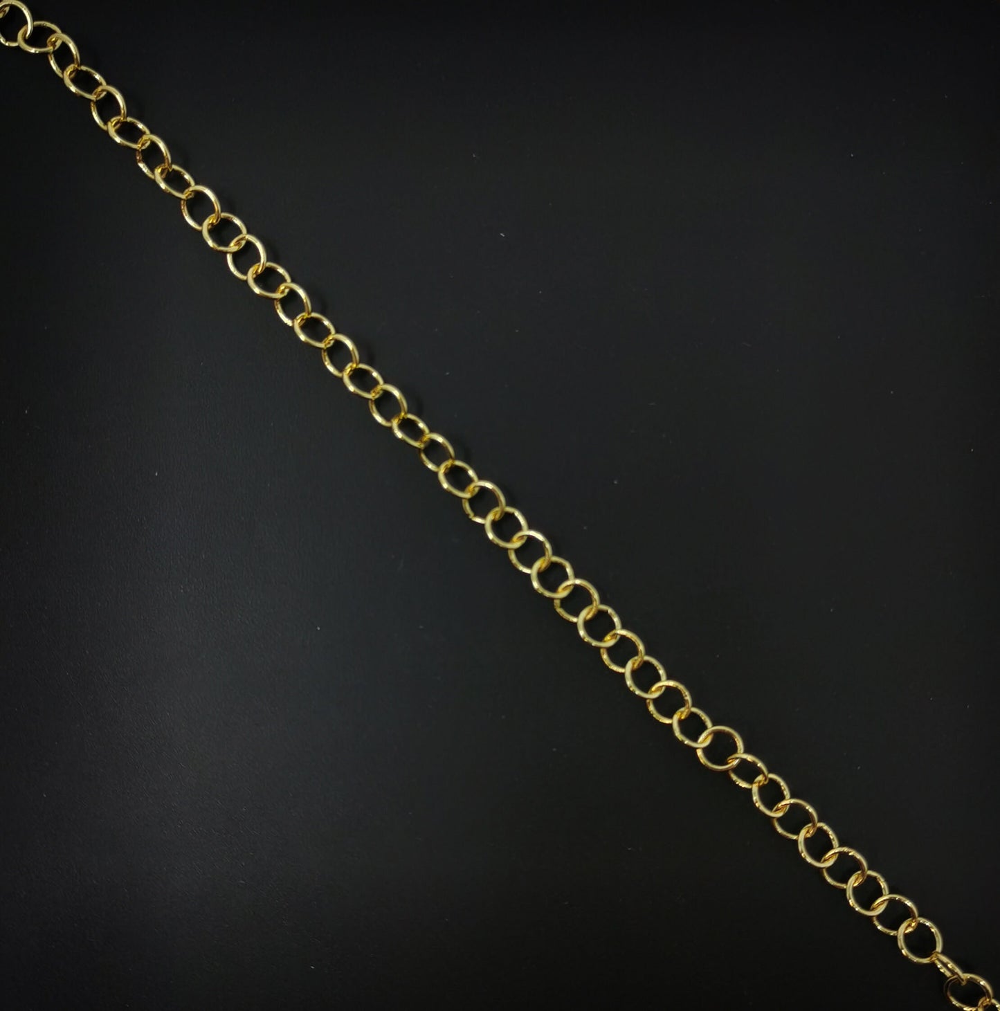 14K Gold Cable Chain by Yard, Cable Chain by Yard , Wholesale bulk Roll Chain for Jewelry Making, Thickness 0.8mm,79