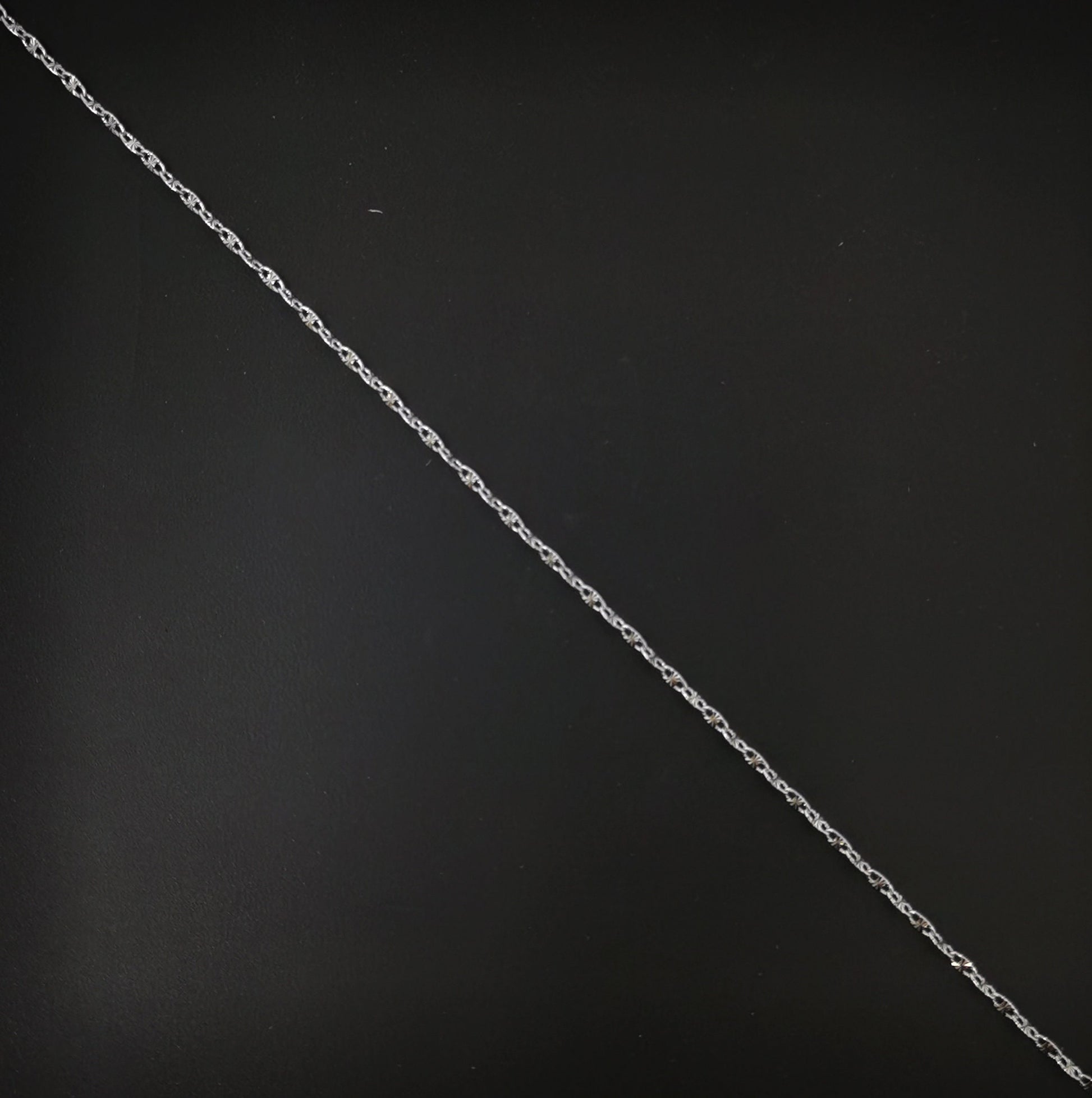 1pc 17.7'' Ready to Use White Gold Unique Lock Necklace Chain, Layer Locket Chain Dainty Necklace, For Pendant Charm Necklace, 630