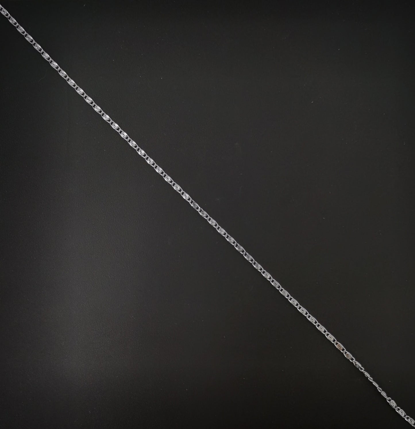 1pc 17.7'' Ready to Use White Gold Unique Lock Necklace Chain, Layer Locket Chain Dainty Necklace, For Pendant Charm Necklace, 631