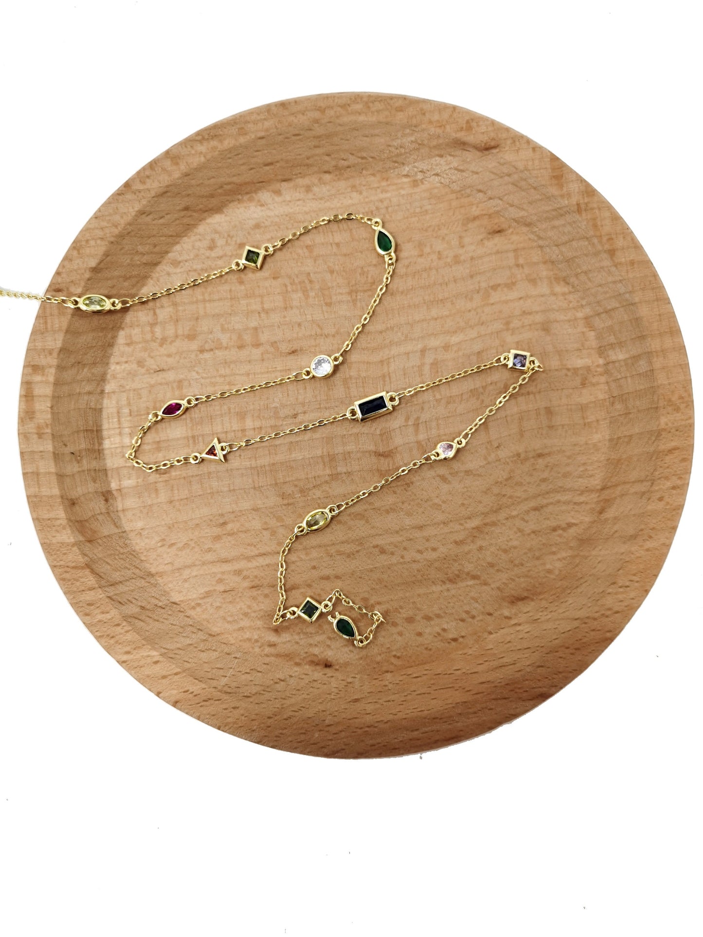 14K Gold Micro Pave Colorful Charm Chain by Yard, CZ Charm Specialty Link Chain by Foot,CZ Charm size 10x10mm Chain 1mm Thick,roll 55