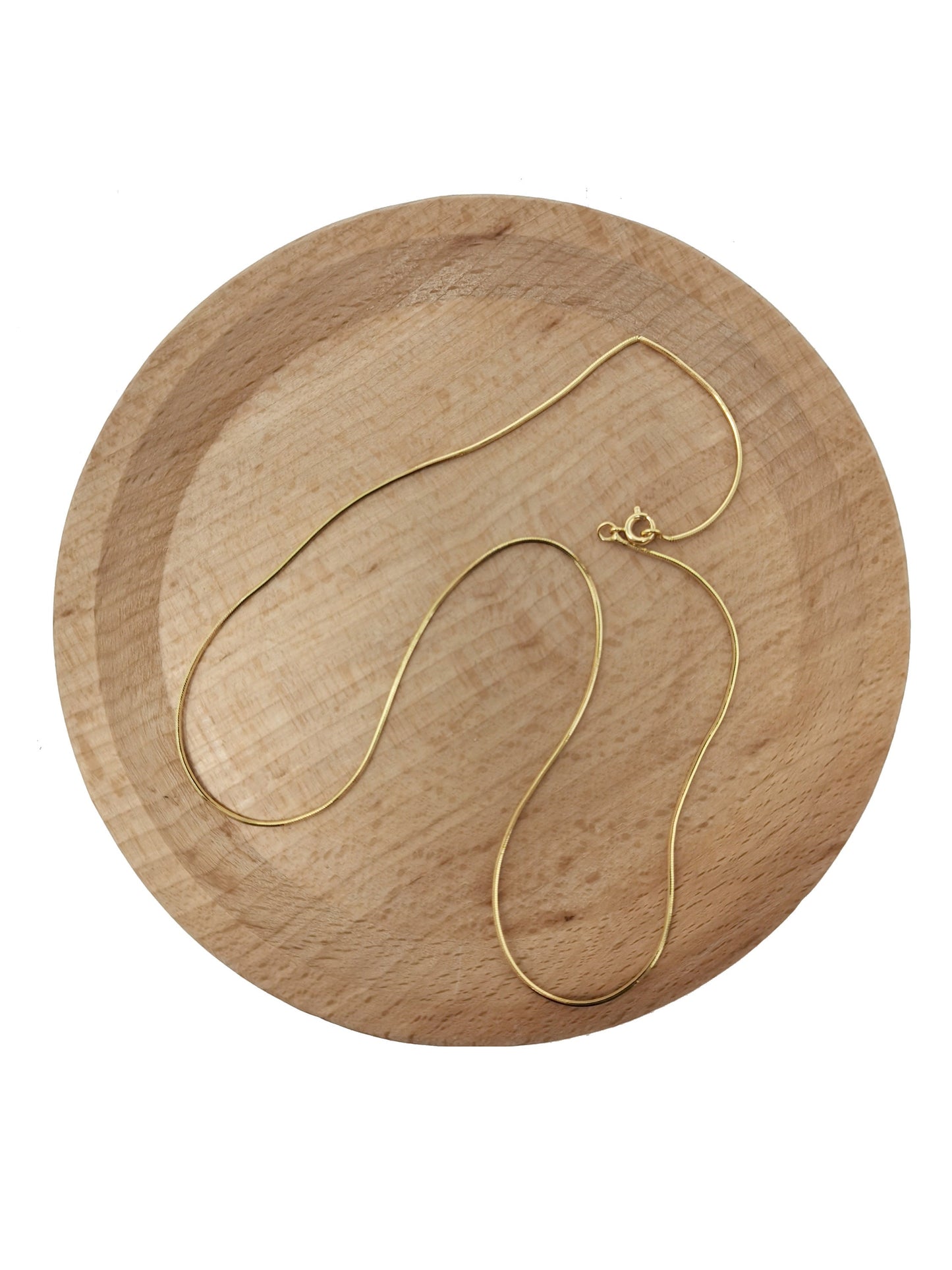 1pc 18.0'' Ready to Use Gold Cocoon Necklace Chain, Layer Snake Chain Dainty Necklace, For Pendant Charm Necklace Making, 569