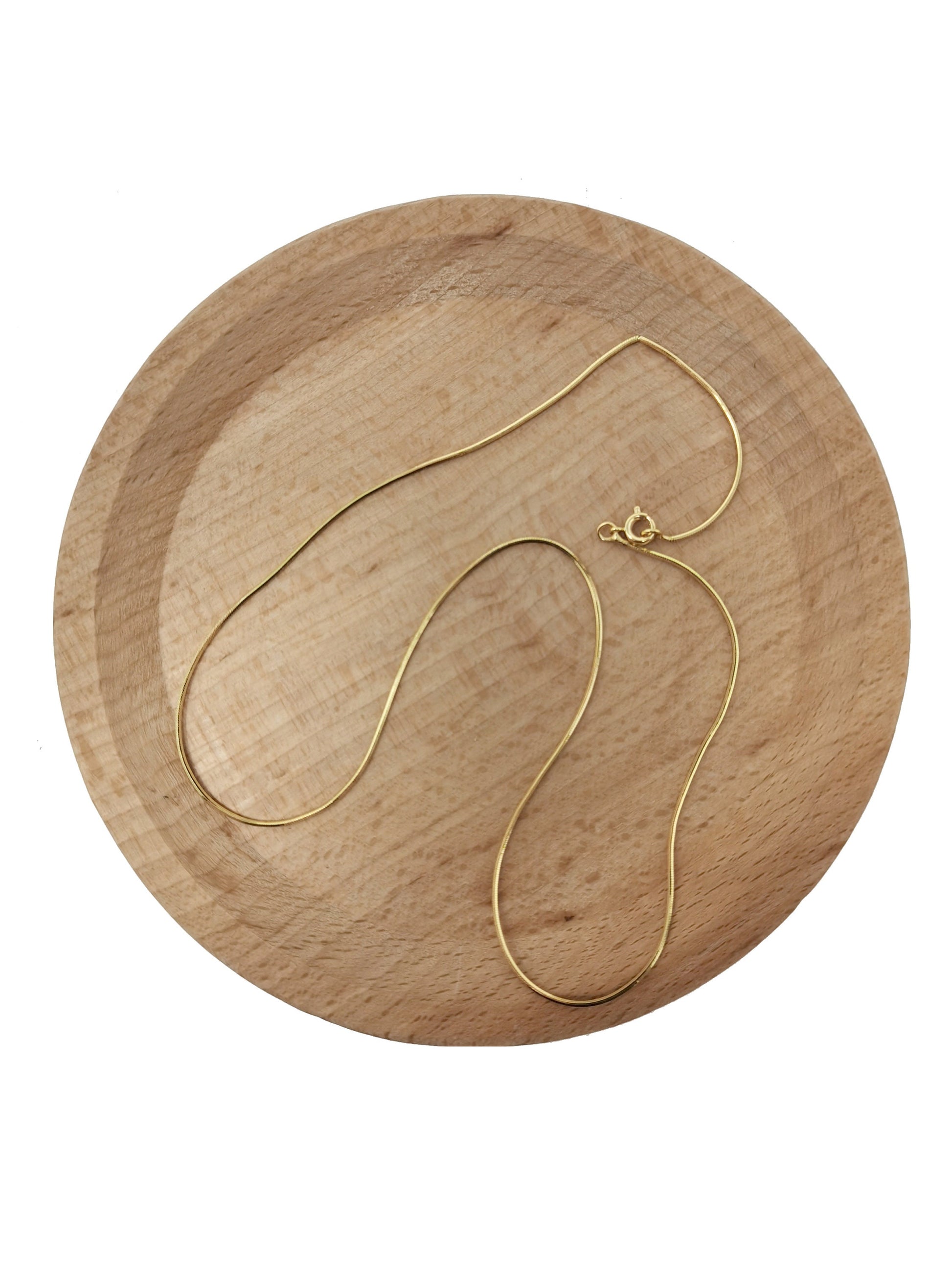 1pc 18.0'' Ready to Use Gold Cocoon Necklace Chain, Layer Snake Chain Dainty Necklace, For Pendant Charm Necklace Making, 569