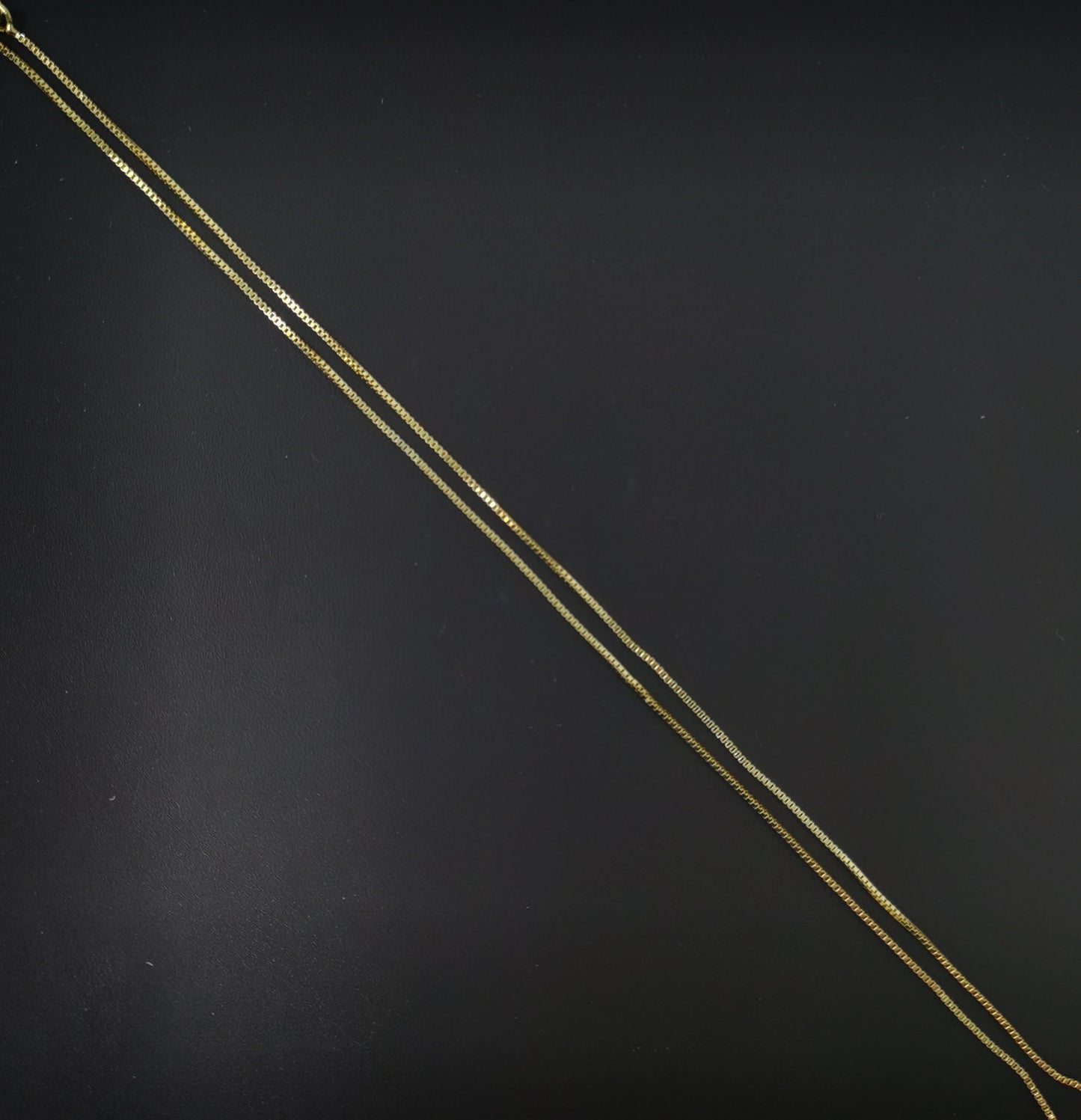 1pc17.5'' ready to wear Gold Square Box Chain Necklace, Layering Dainty Box Chain Jewelry Making with Pendant Charm Supplies, WA 226