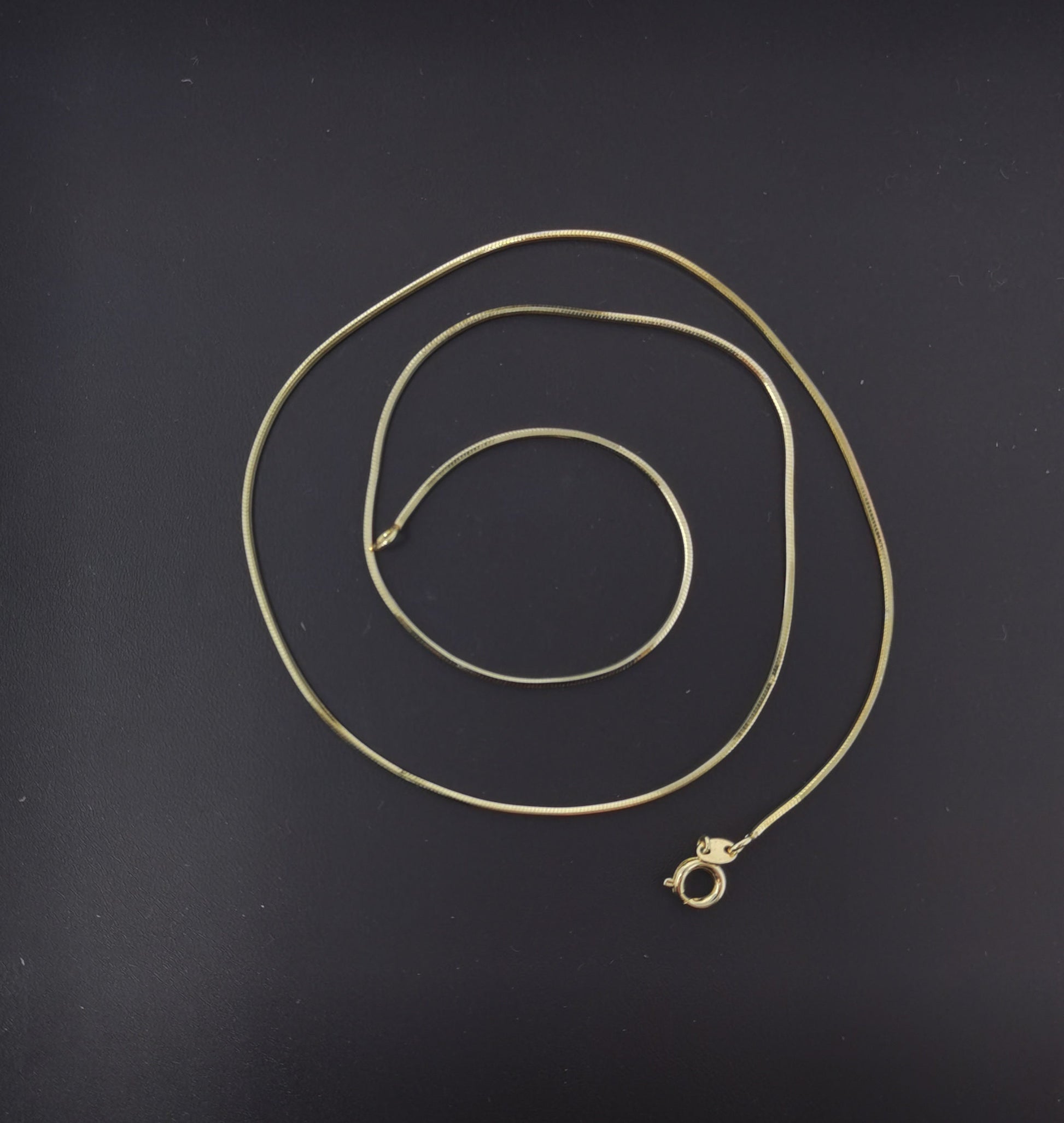 1pc 19.5' Ready to Use Gold Cocoon Necklace Chain, Layer Snake Chain Dainty Necklace, For Pendant Charm Necklace Making,CN- 288