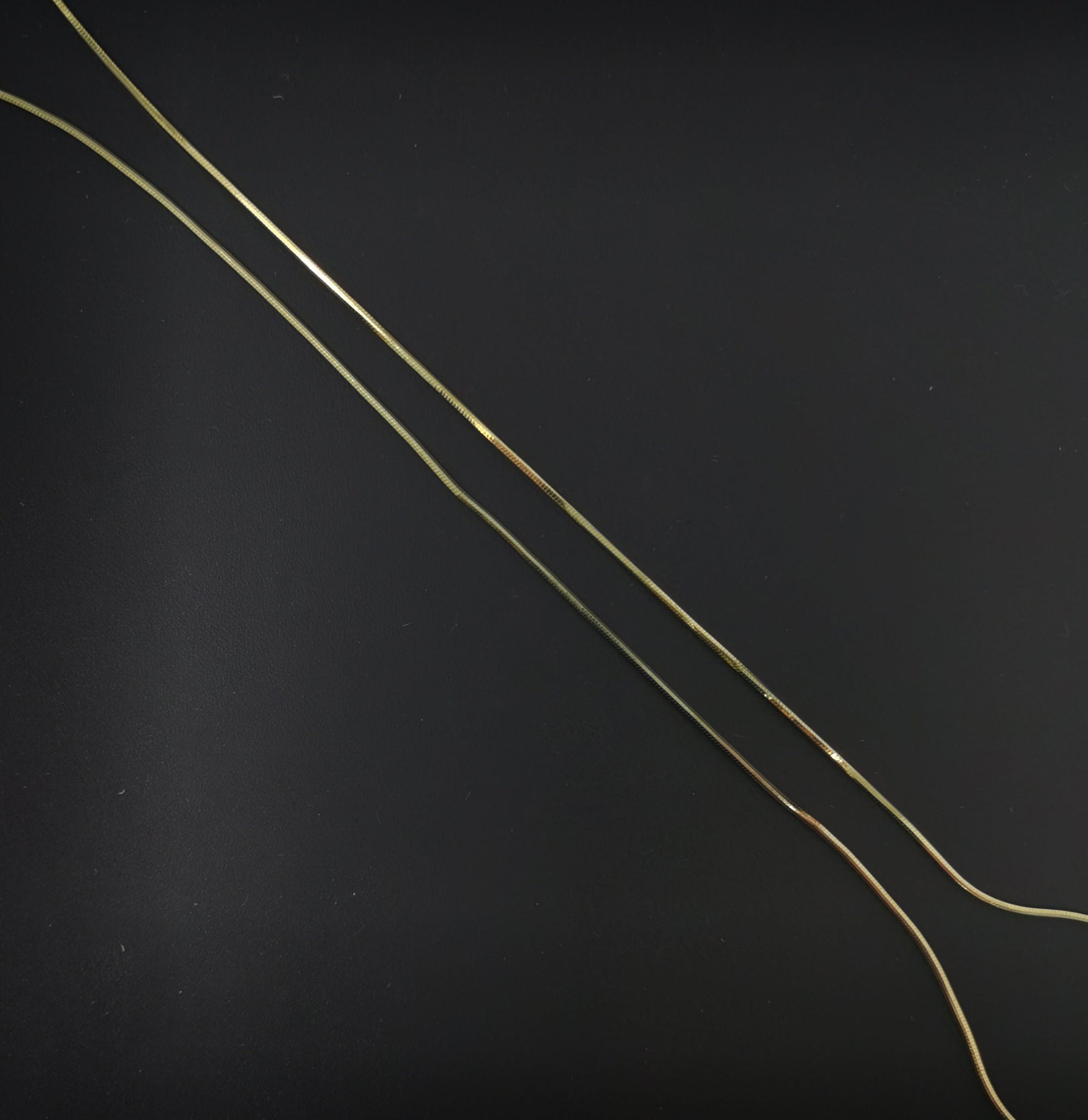 1pc 19.5' Ready to Use Gold Cocoon Necklace Chain, Layer Snake Chain Dainty Necklace, For Pendant Charm Necklace Making,CN- 288