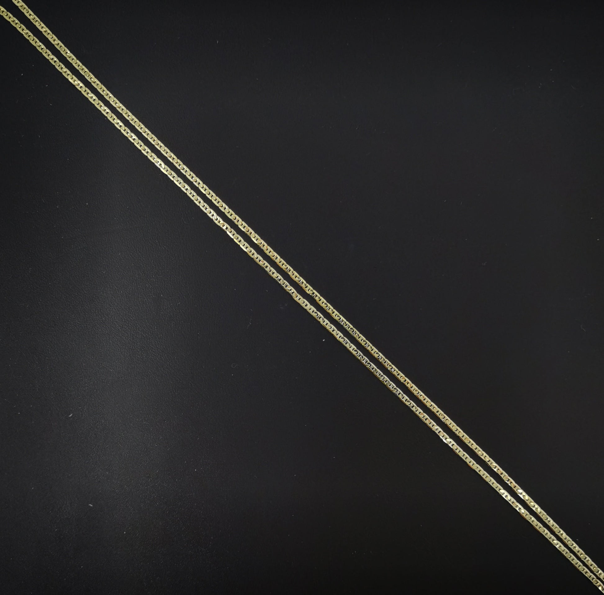 1pc 17.7'' Ready to Use 14K Gold Anchor Necklace Chain, Layering Anchor Chain Dainty Necklace, For Pendant Charm Necklace Making, 565