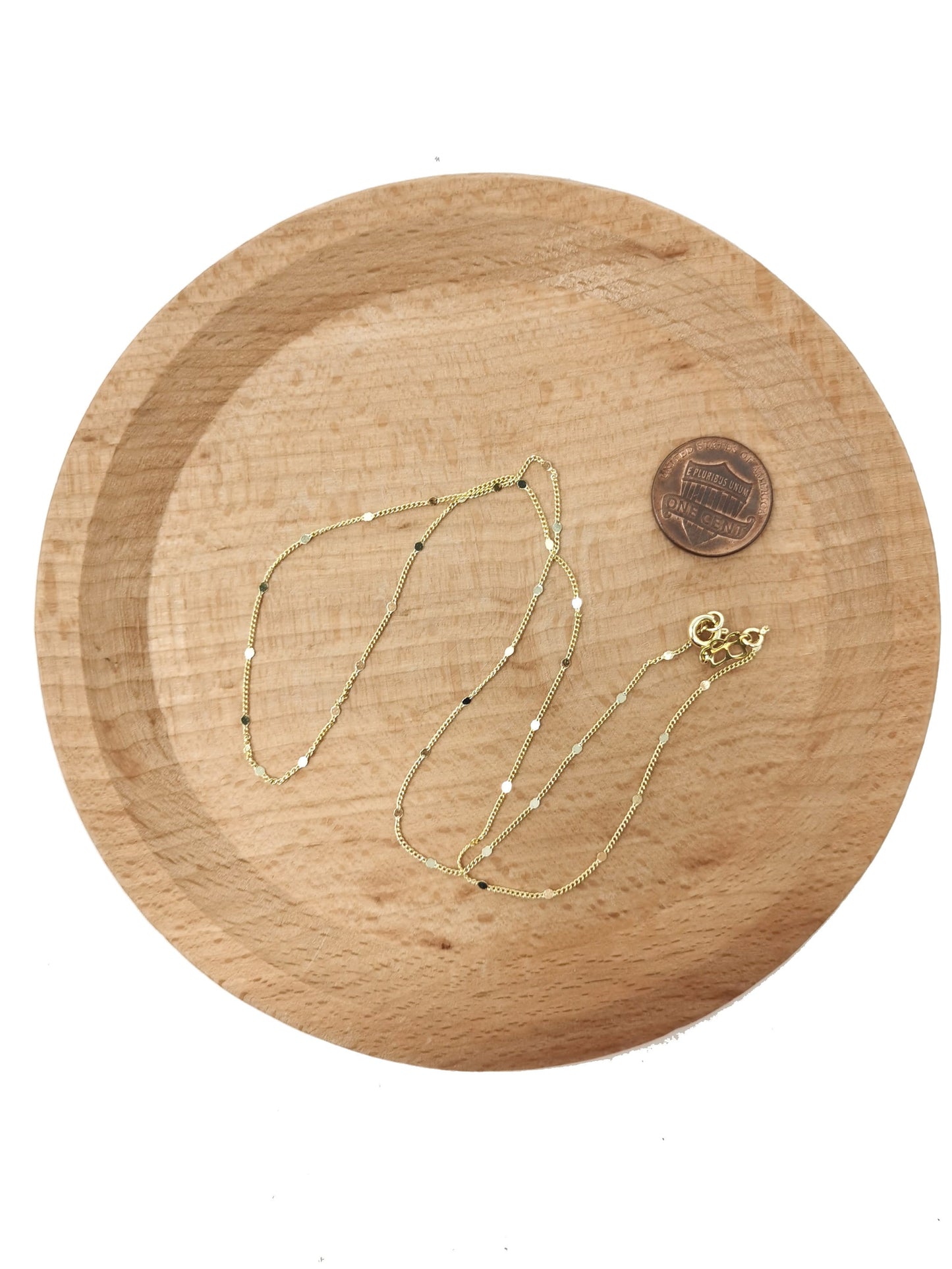 1pc 17.7'' Ready to Use 14K Gold Filled Herringbone Curb Necklace Chain, Layer Curb Chain Dainty Necklace, Pendant Charm Necklace Making 608