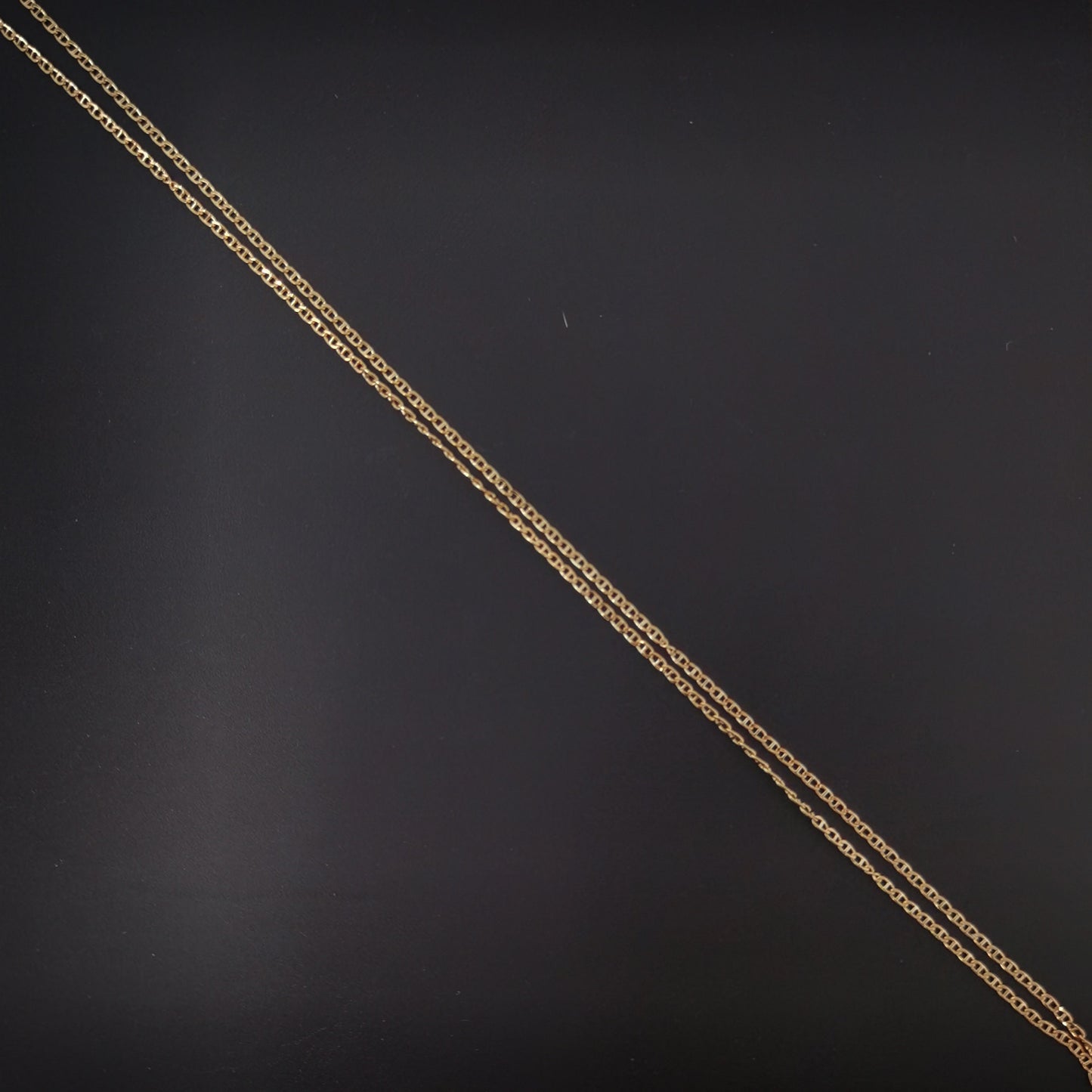 1pc 17.7'' Ready to Use 18K Gold Anchor Necklace Chain, Layering Anchor Chain Dainty Necklace, for Pendant Charm Necklace, CH-591
