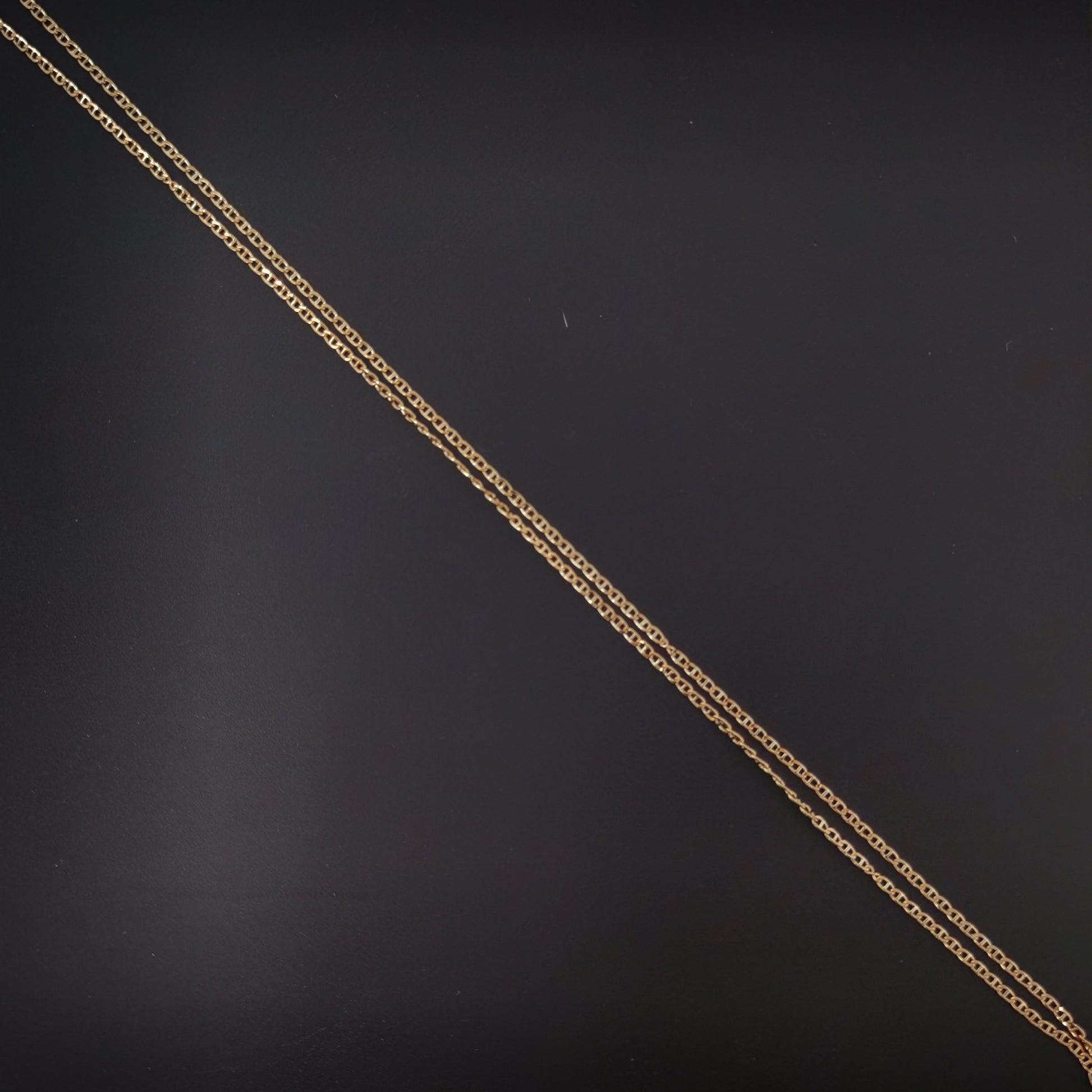1pc 17.7'' Ready to Use 18K Gold Anchor Necklace Chain, Layering Anchor Chain Dainty Necklace, for Pendant Charm Necklace, CH-591