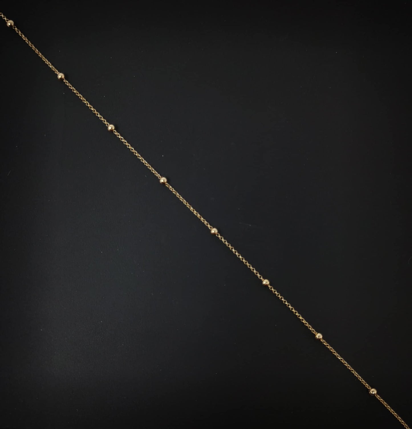 1pc 17.7'' Ready to Use 18K Gold Filled Oval Rolo Necklace Chain, Layering Rolo Chain Dainty Necklace, For Pendant Charm Necklace Making 652