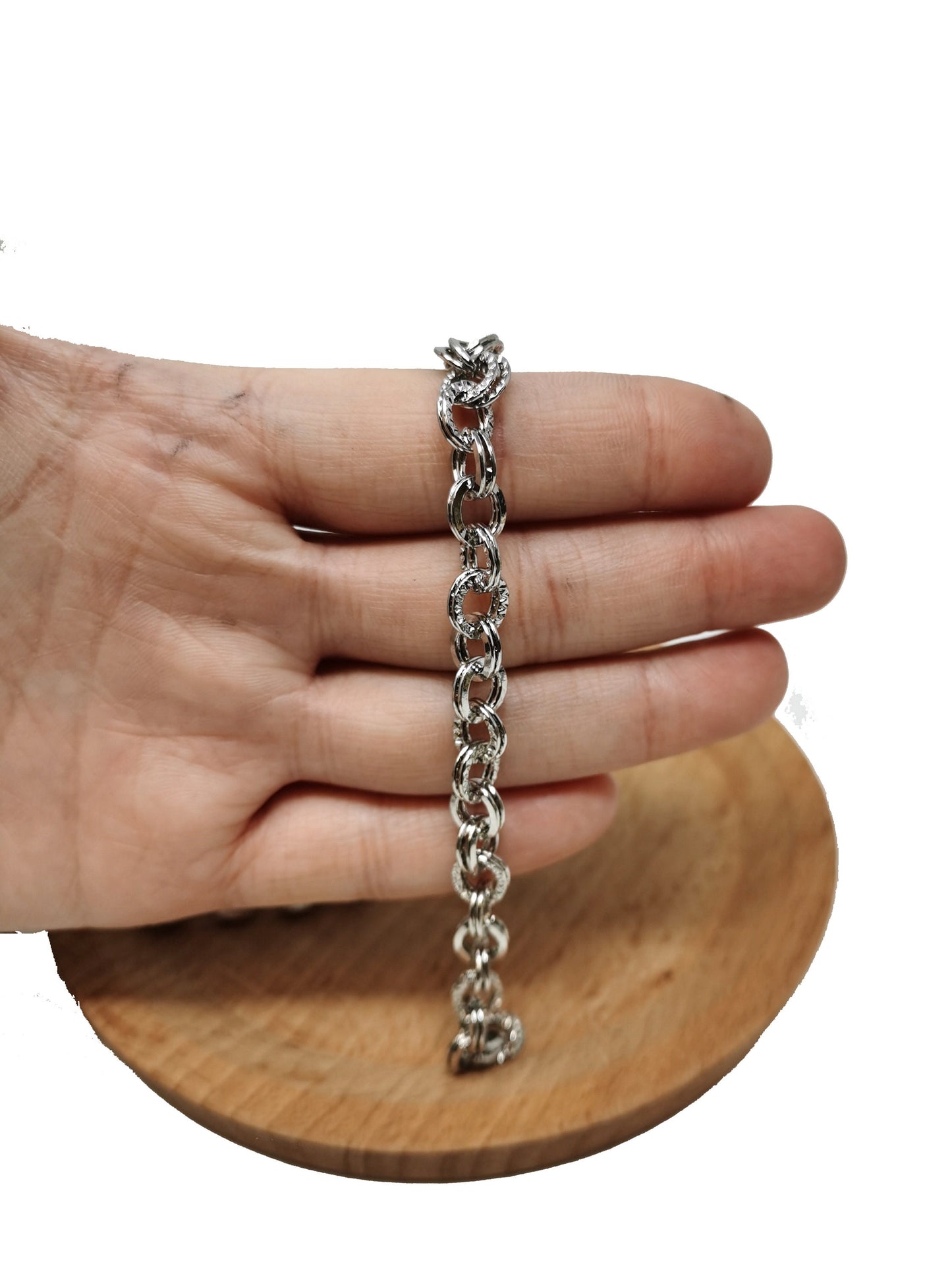 14K Gold Rolo Cable Chain by Yard, Rolo Cable Chain , Wholesale bulk Roll Chain for Jewelry Making, Width 8mm,ROLL-96,97