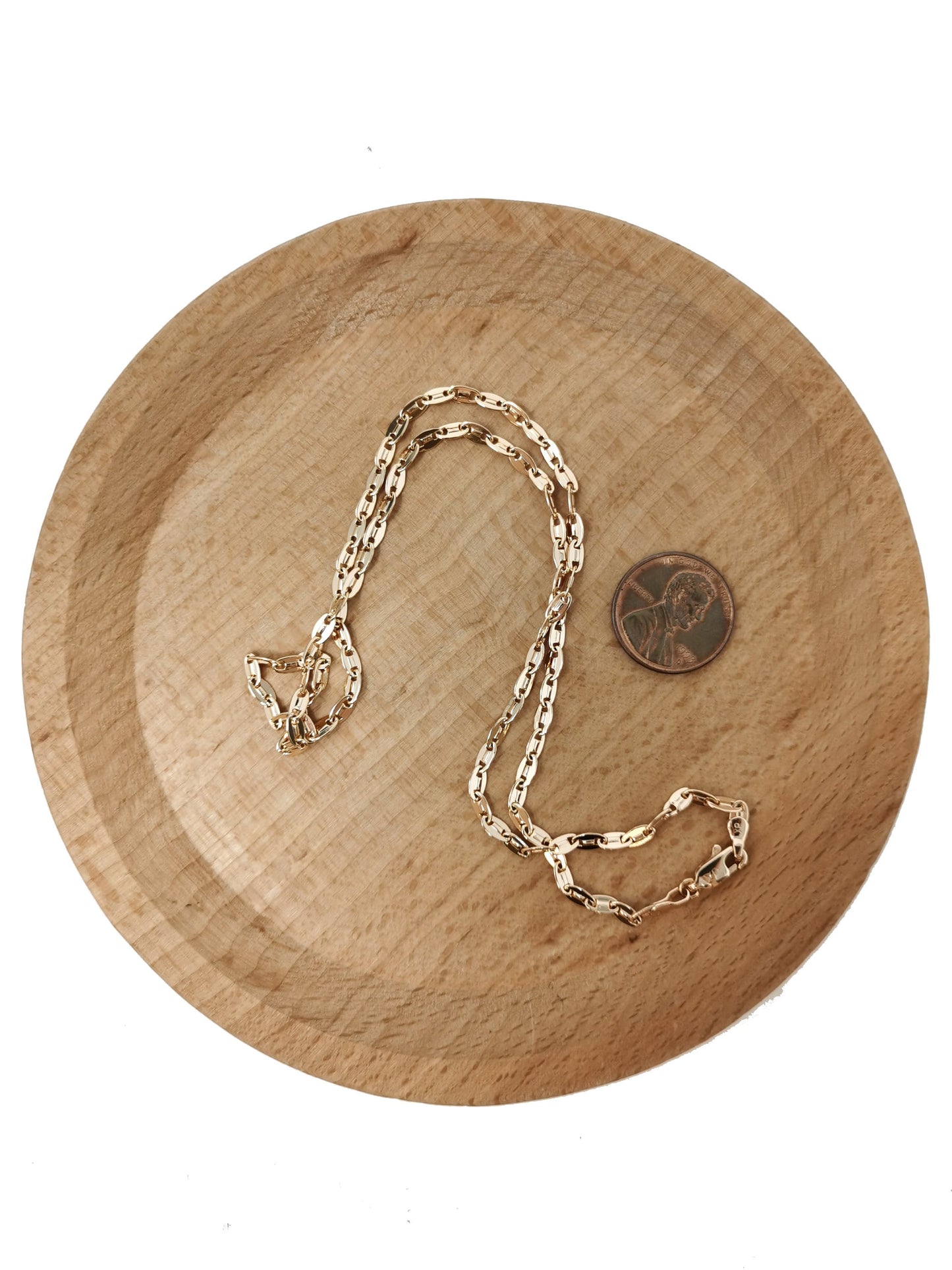 1pc 18'' Ready to Use 18K Gold Filled Anchor Necklace Chain, Layering Unique Chain Dainty Necklace, For Pendant Charm Necklace Making,CH-713