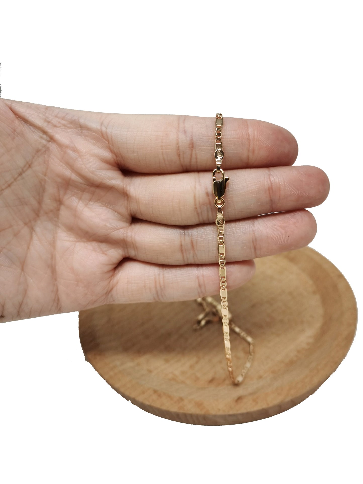 1pc 18'' Ready to Use 18K Gold Anchor Necklace Chain, Layering Unique Chain Dainty Necklace, For Pendant Charm Necklace Making, 721