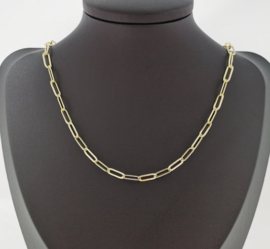 24K Gold Filled Paperclip Rolo Cable Chain by Yard, Gold Filled Cable Rolo Chain by Foot, Wholesale bulk Roll Chain for Jewelry Making,188