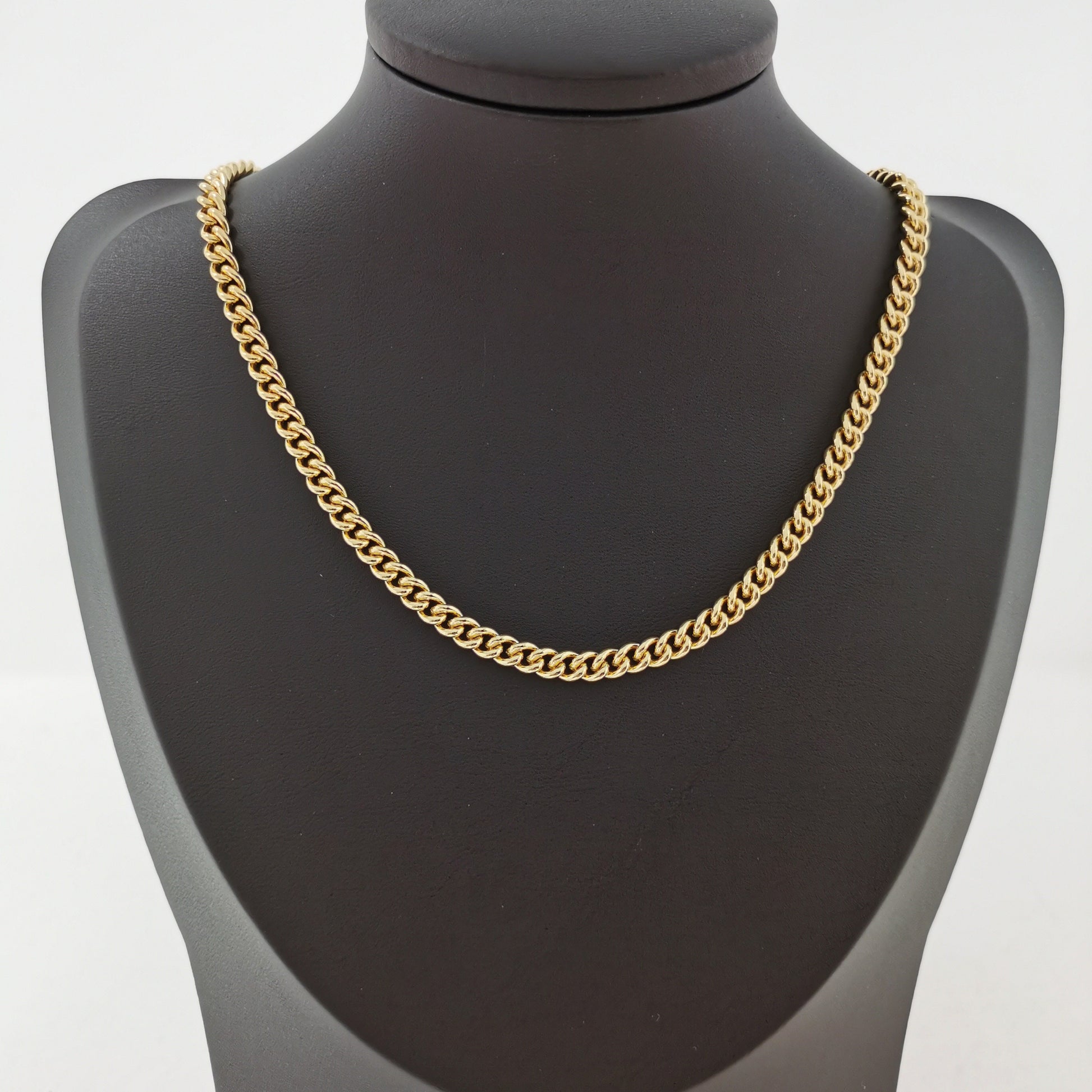 14K Gold Filled Cuban Curb Chain by Yard, Cuban Curb Chain by Foot, Wholesale bulk Roll Chain for Jewelry Making, Width 6mm, 203