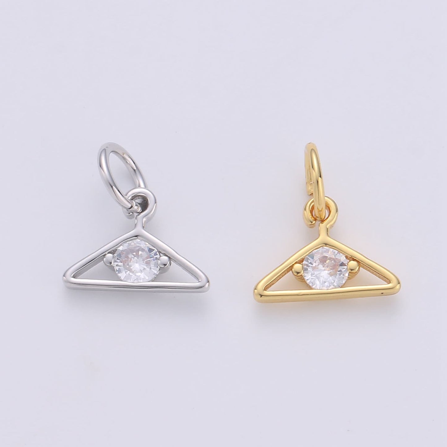 1x Hanger Charms Gold Cloth Hanging Pendants Mini Design Earrings Bracelet Necklace Charm Jewelry making supply Gift.